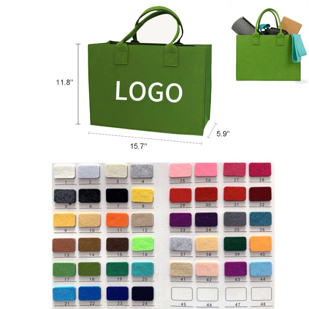 Reusable Sustainable Felt Tote Bag