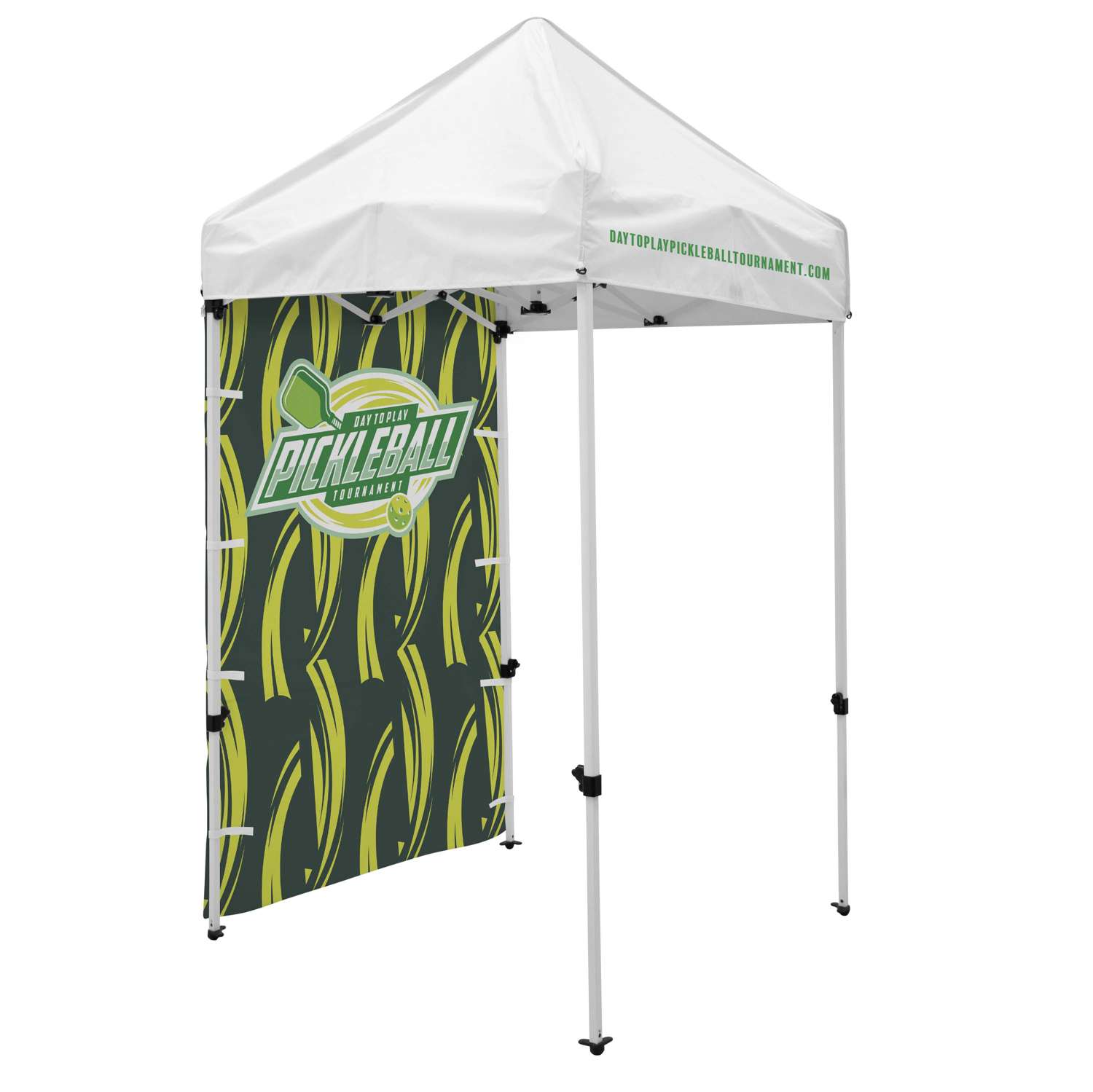 5' Economy Tent Full Wall (Dye Sublimated, Single-Sided) 9