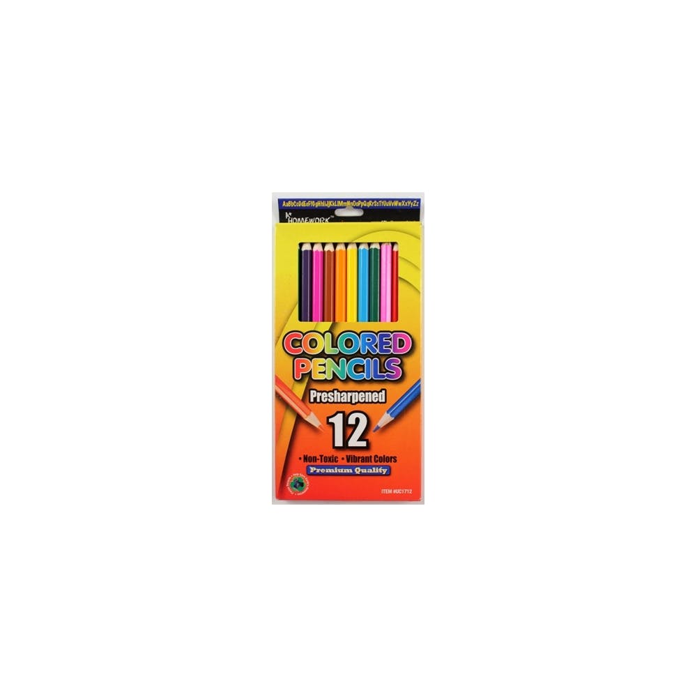 Colored Pencils - 12 Count Pre-Sharpened 2