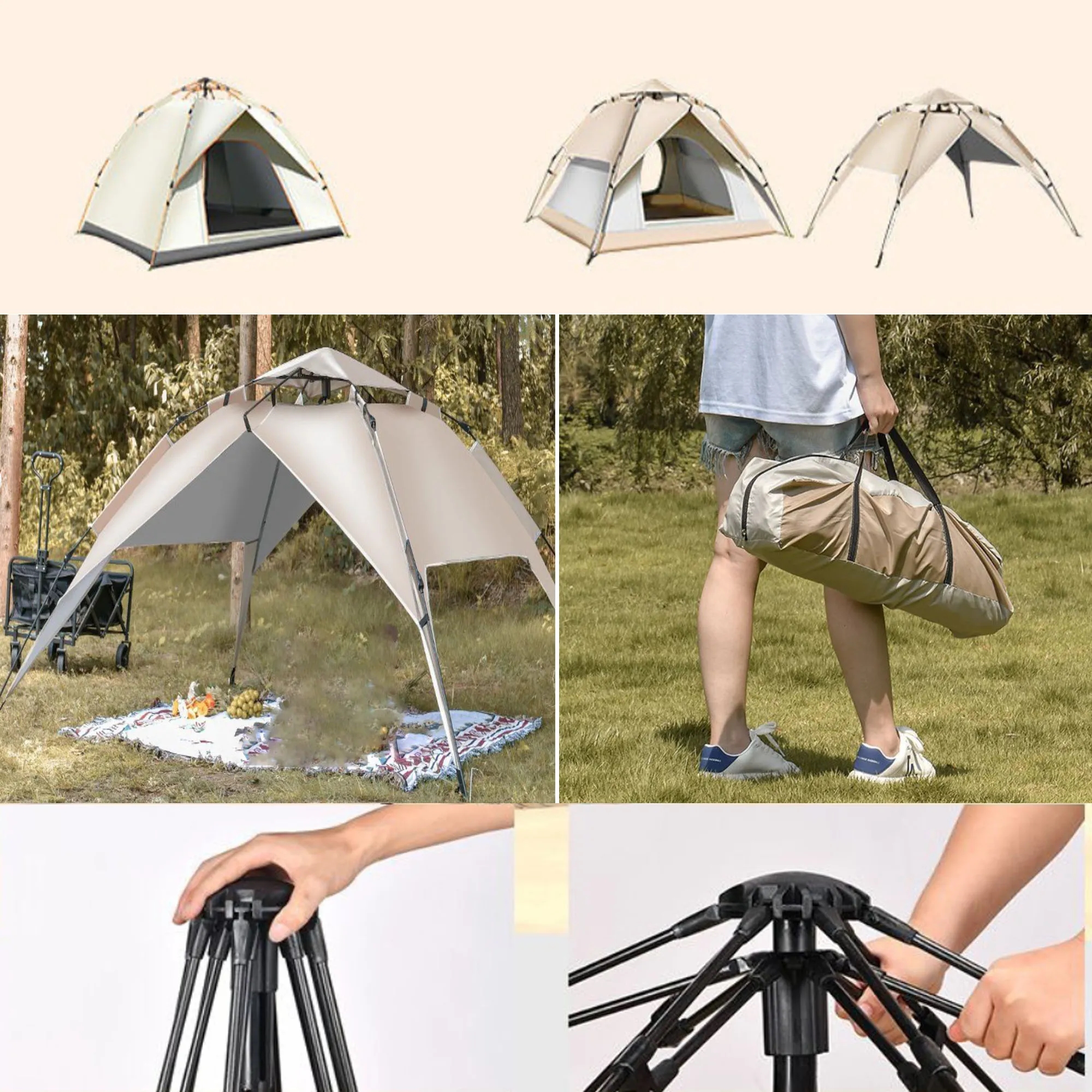 Outdoor Camping Tent 6-Piece Set 7