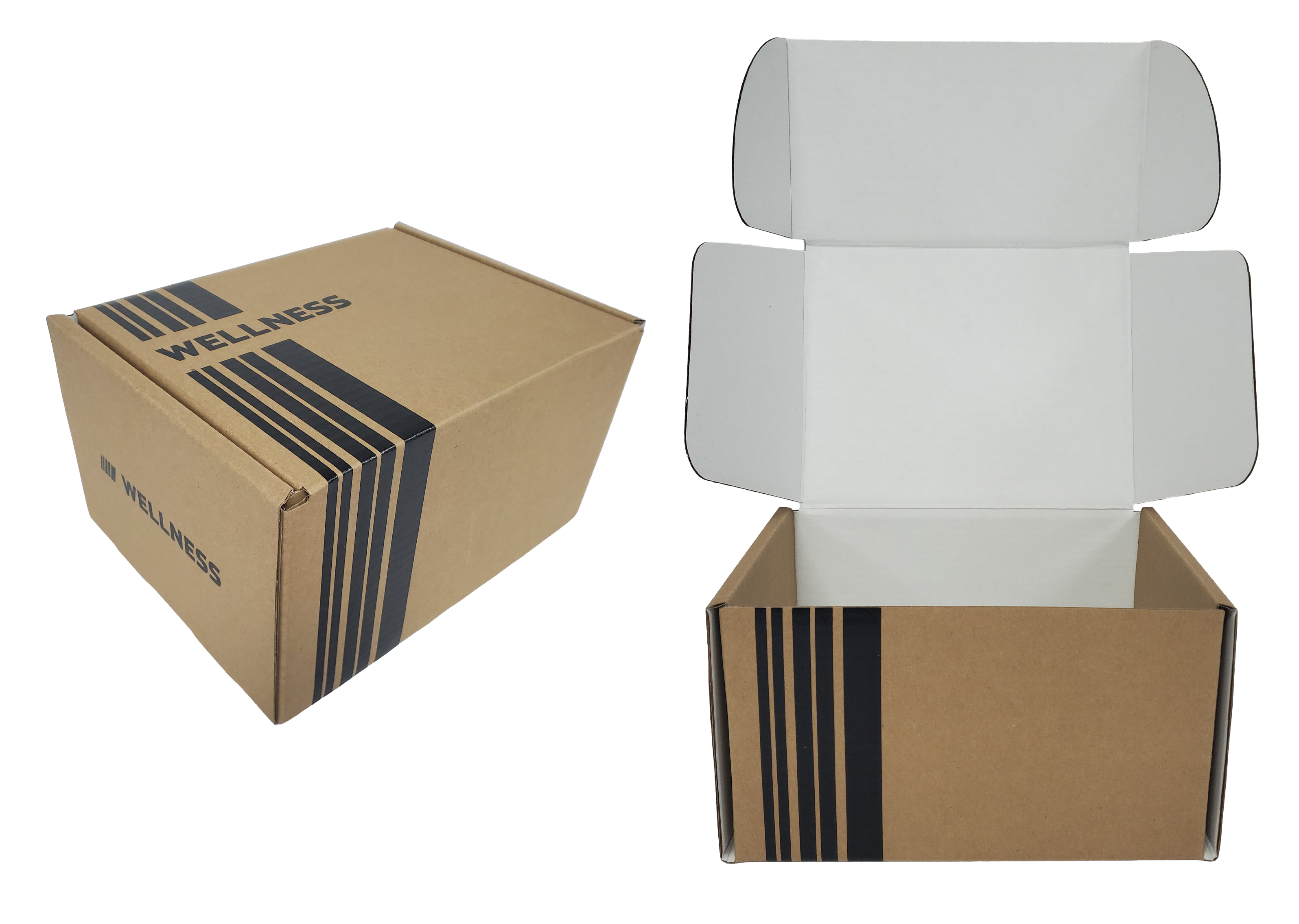 10" X 8" X 6" - B-Flute Outside Tuck Box 2