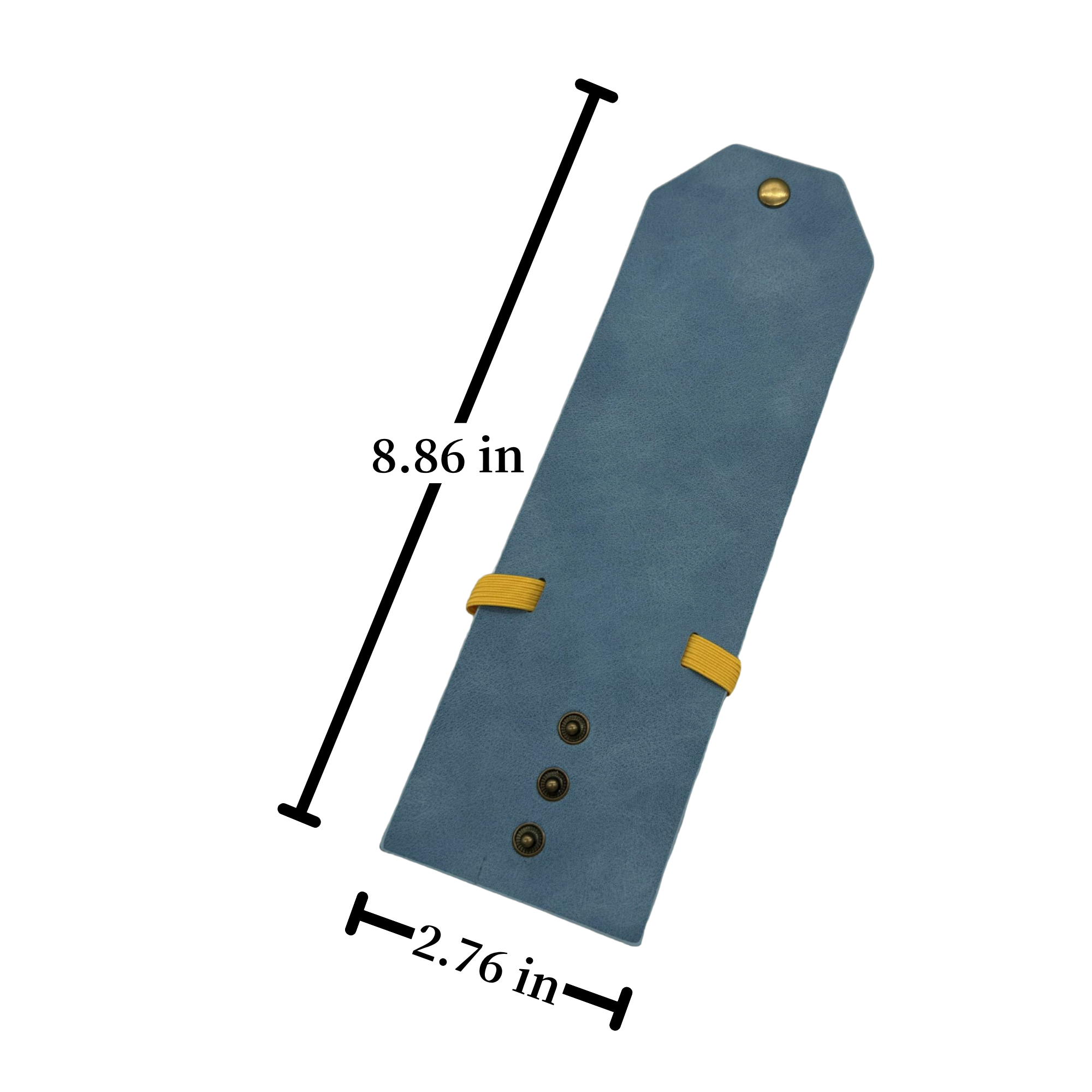 3-Clasp Leather Cash Wrap Wallet 3