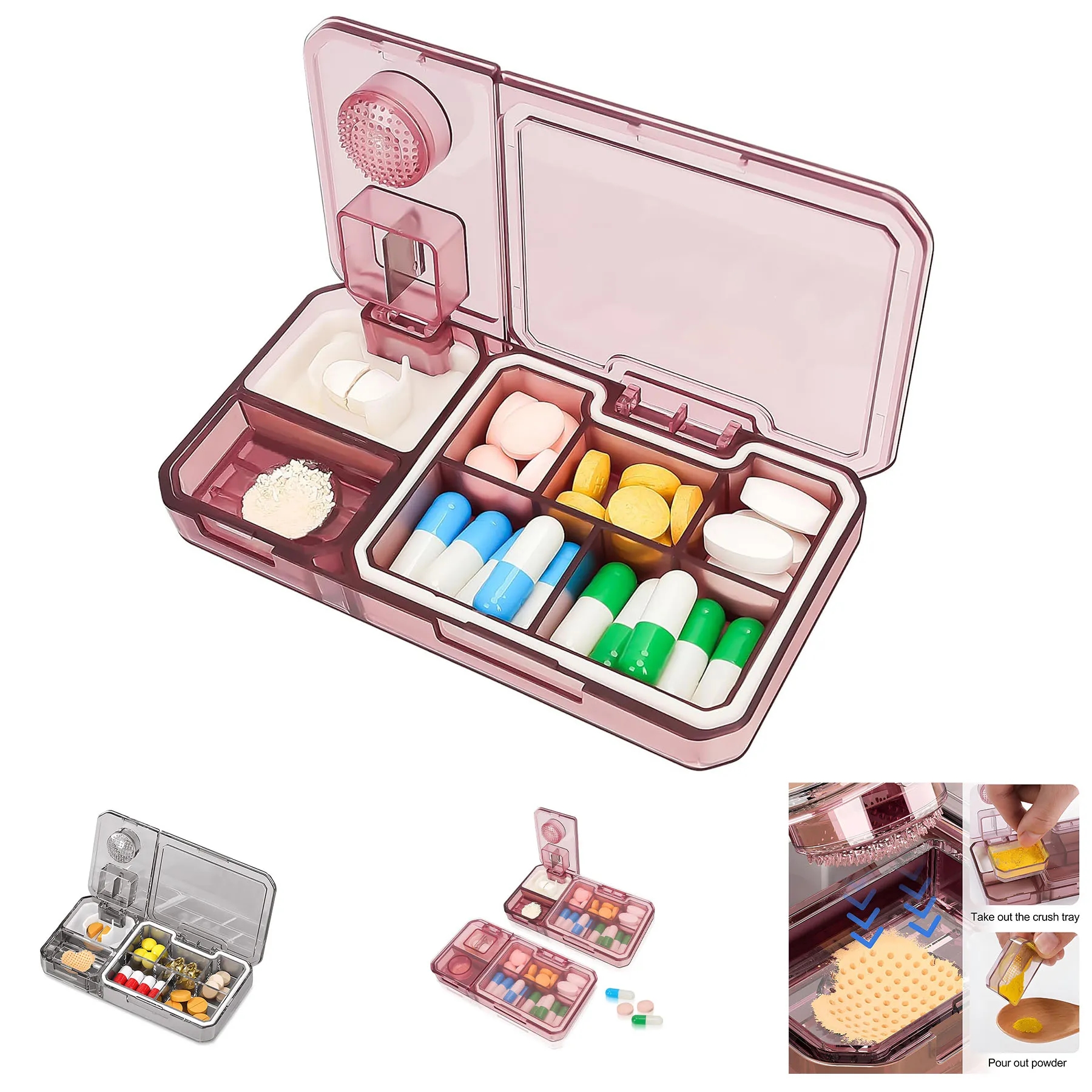 Translucent Pill Organizer 9