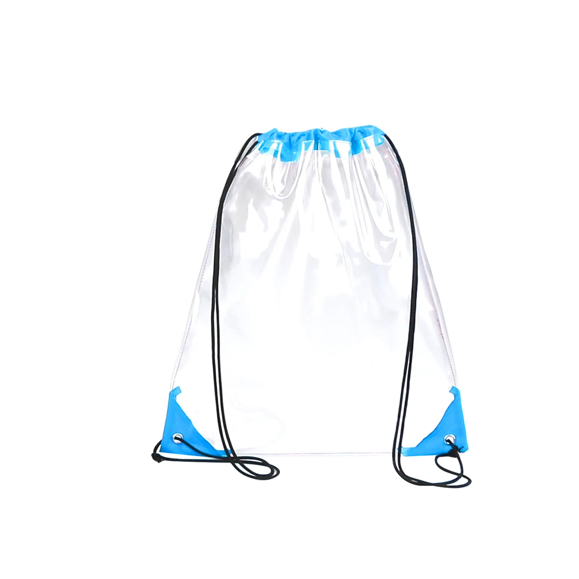 Waterproof Clear Plastic Drawstring Backpack 12