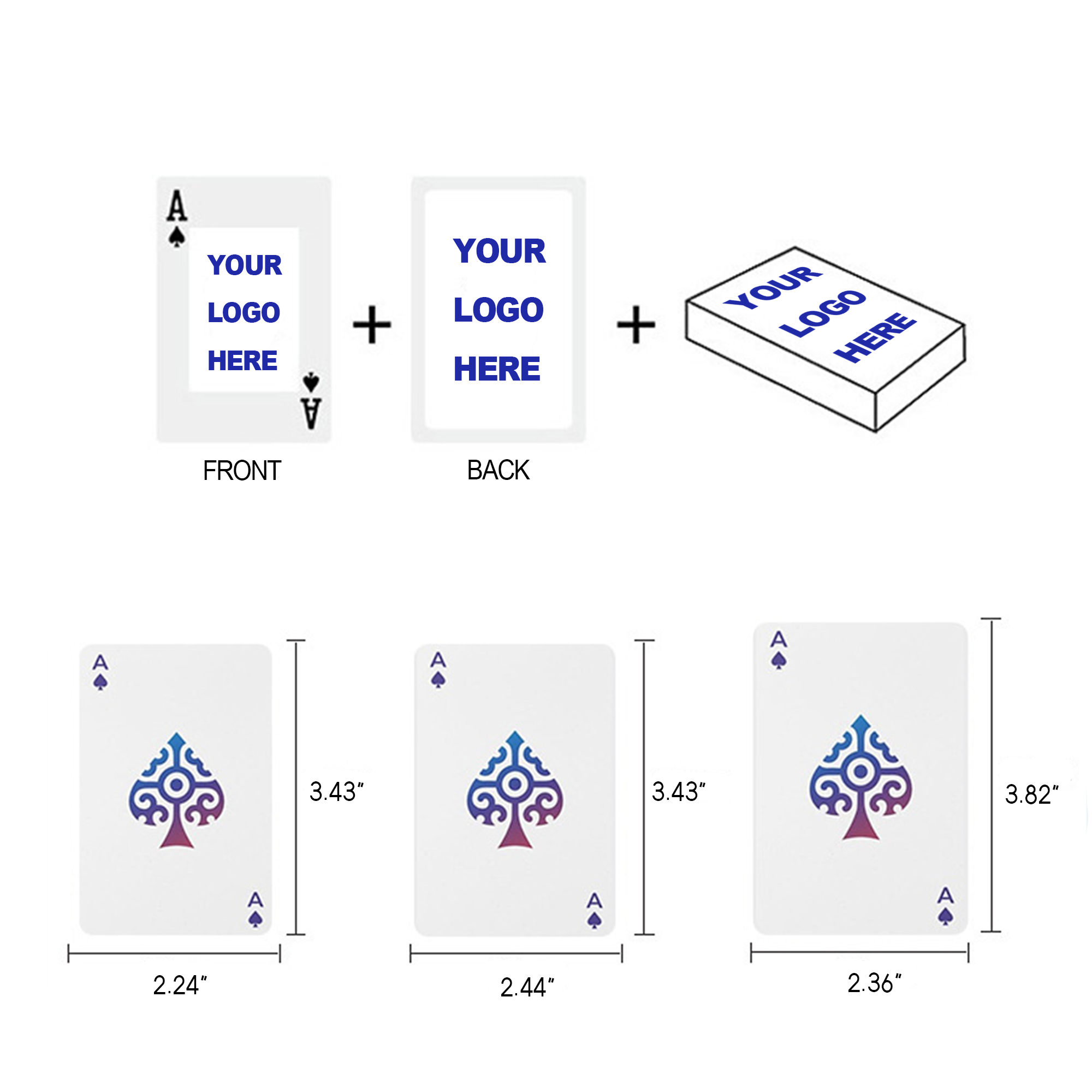 MOQ 100 Custom Playing Porker Cards 5