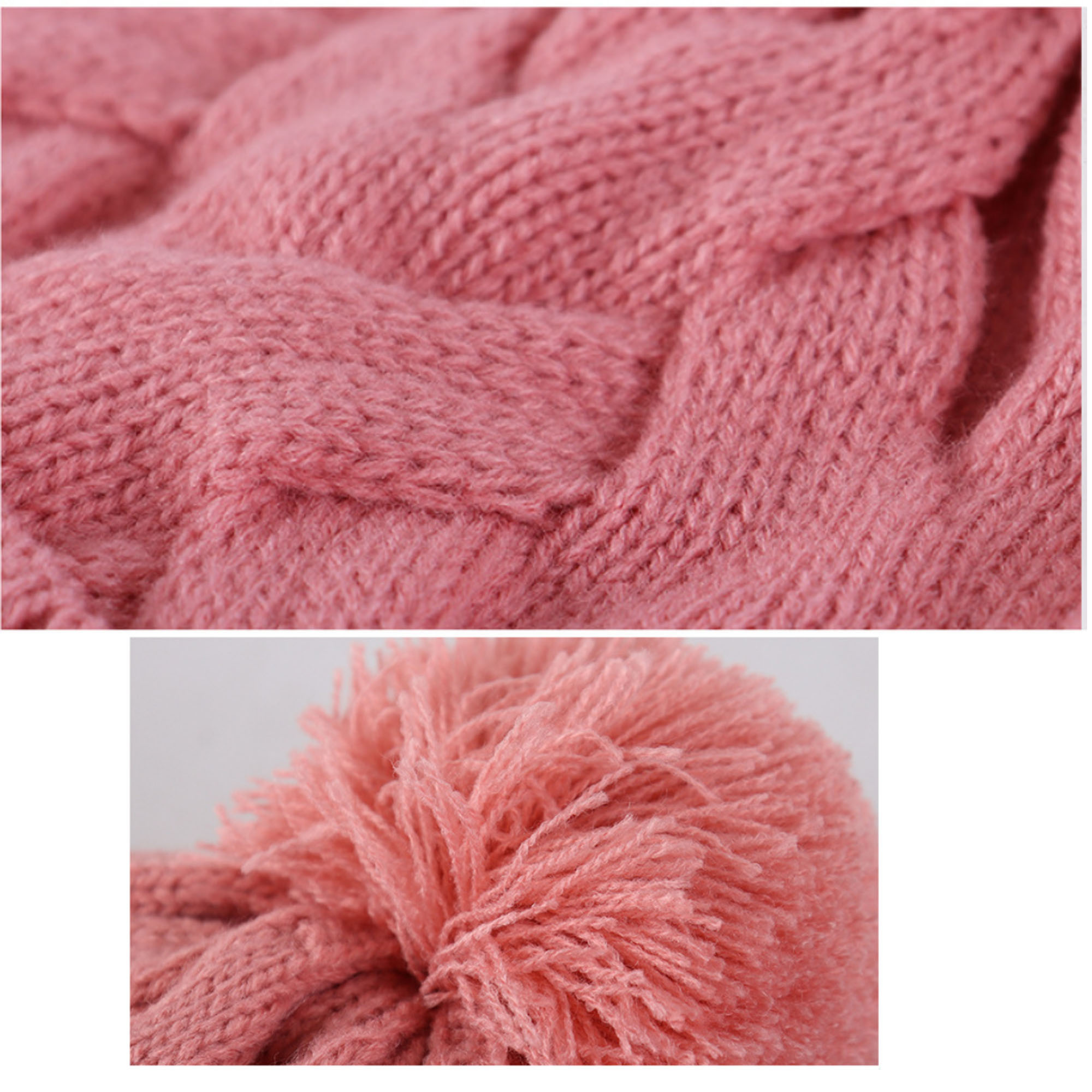 Soft Knit Baby Beanie with pom - Cozy Winter Warmth 10
