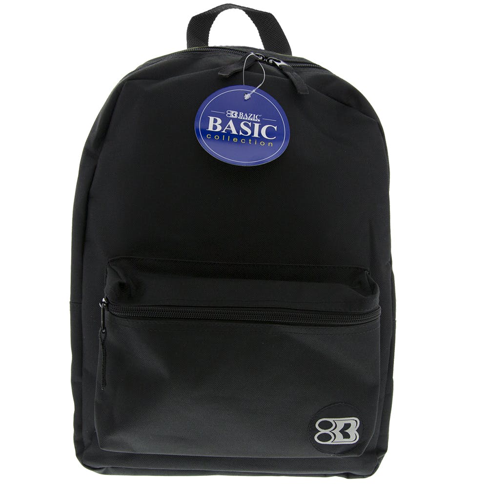 16" Basic Backpacks - Black 3