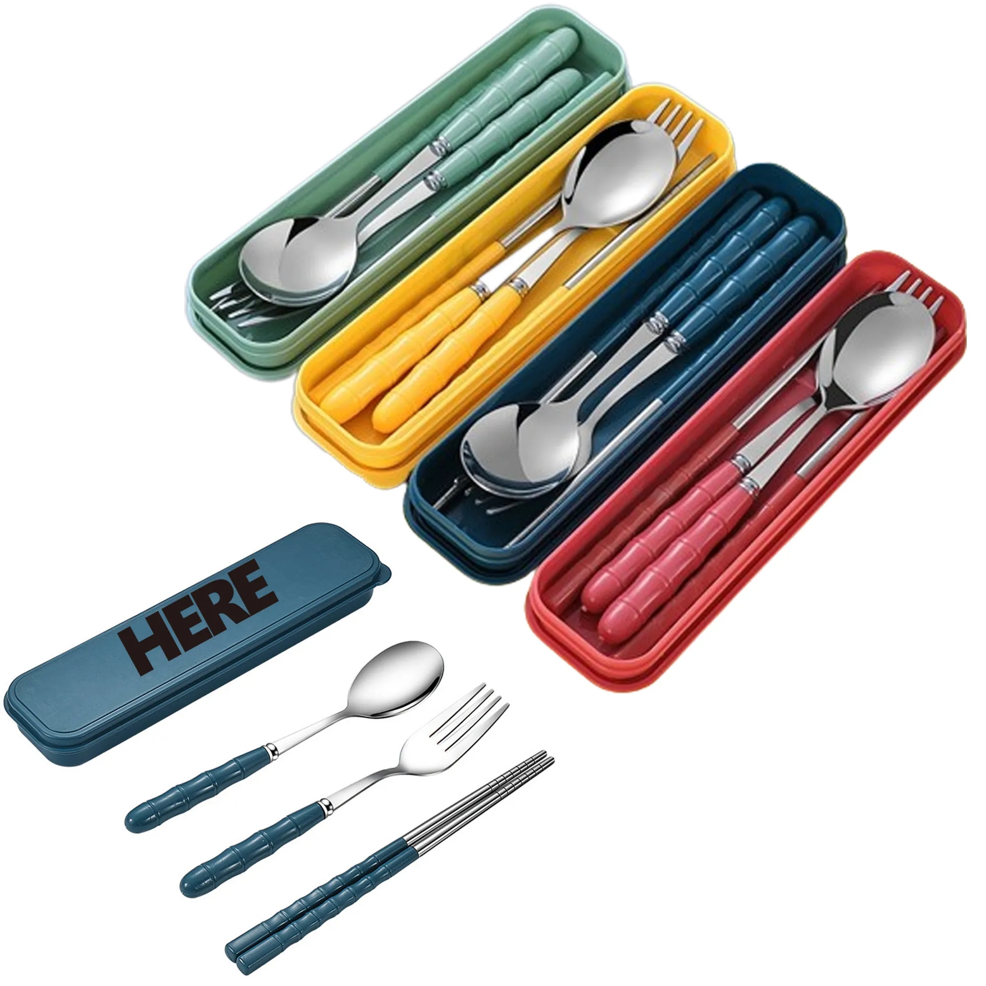 Stainless Steel Wheat Straw Cutlery Set 14