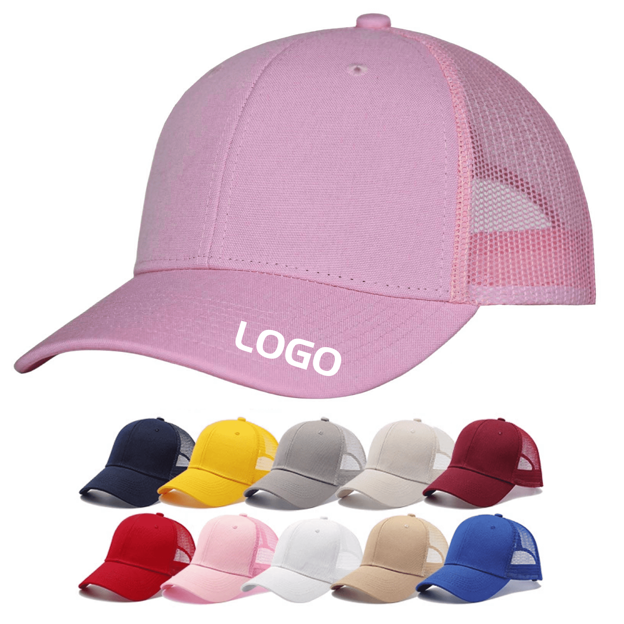 MOQ10 Trucker Mesh Fitted Cap