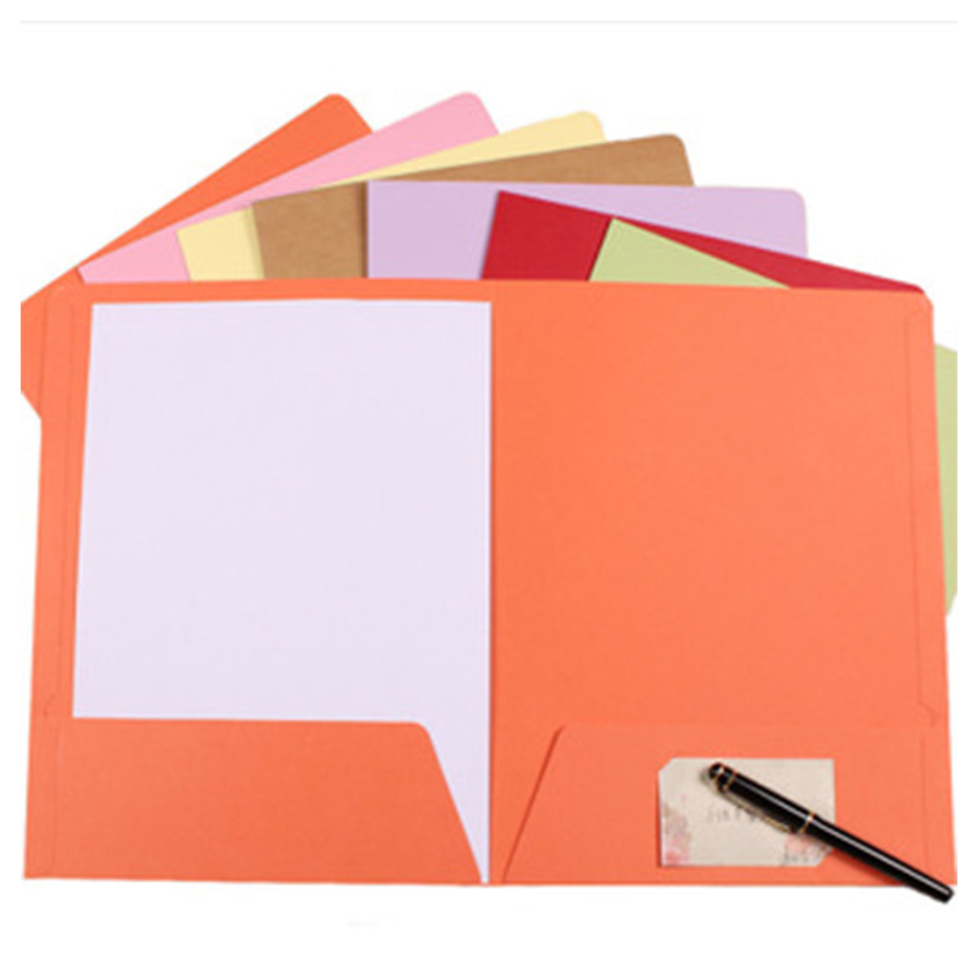 A4 Heavy Duty Paper Pockets File Folder 2