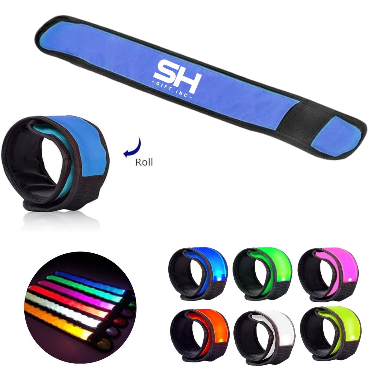 Reflective Safety Slap Bracelet