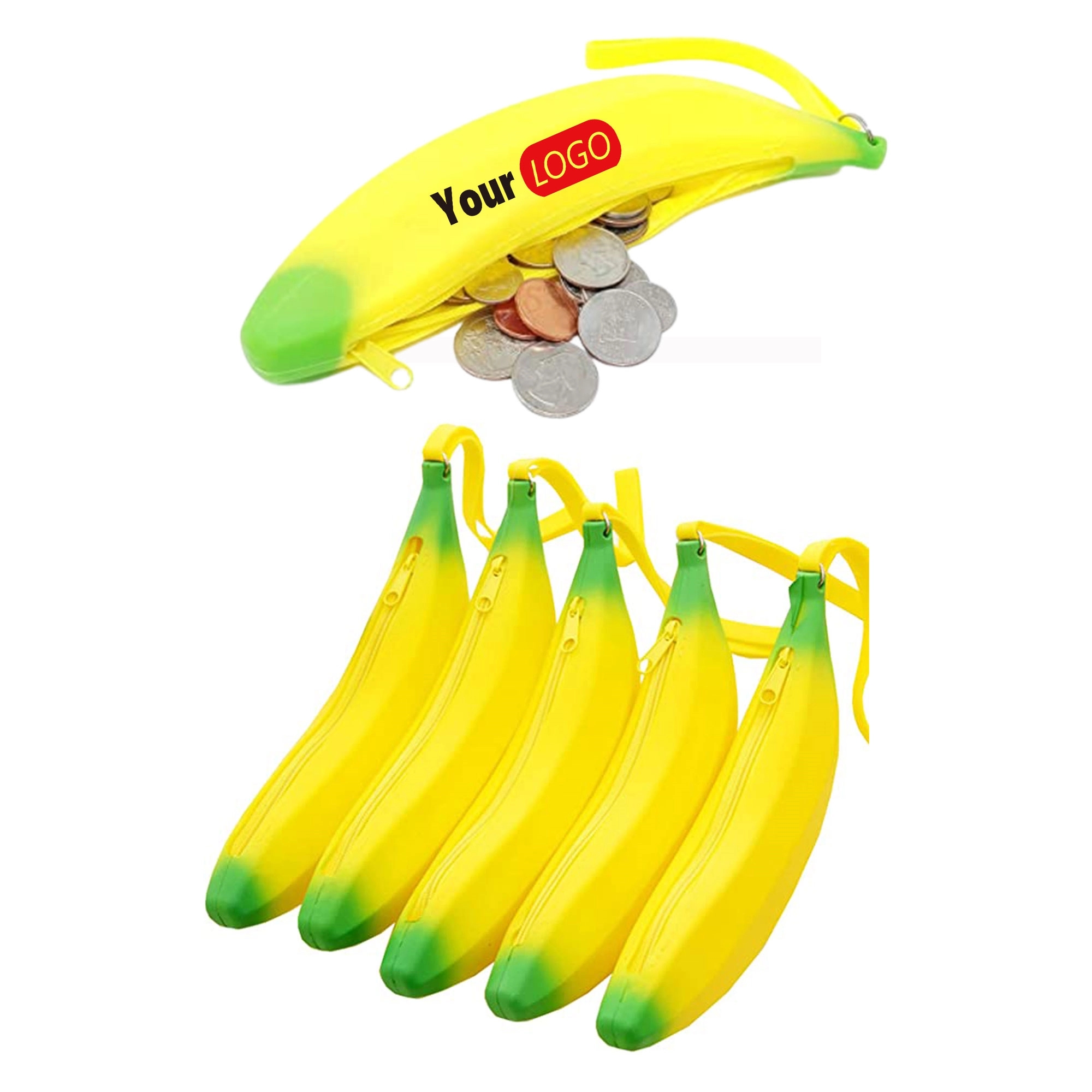 Silicone Banana Coin Purse Bag 9