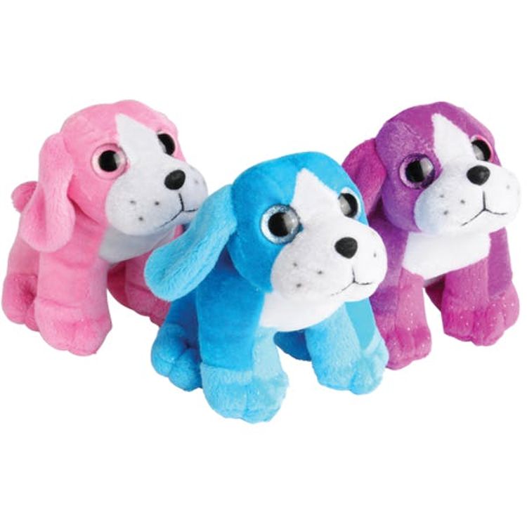 Sitting Dog Plush Toys - Assorted 3