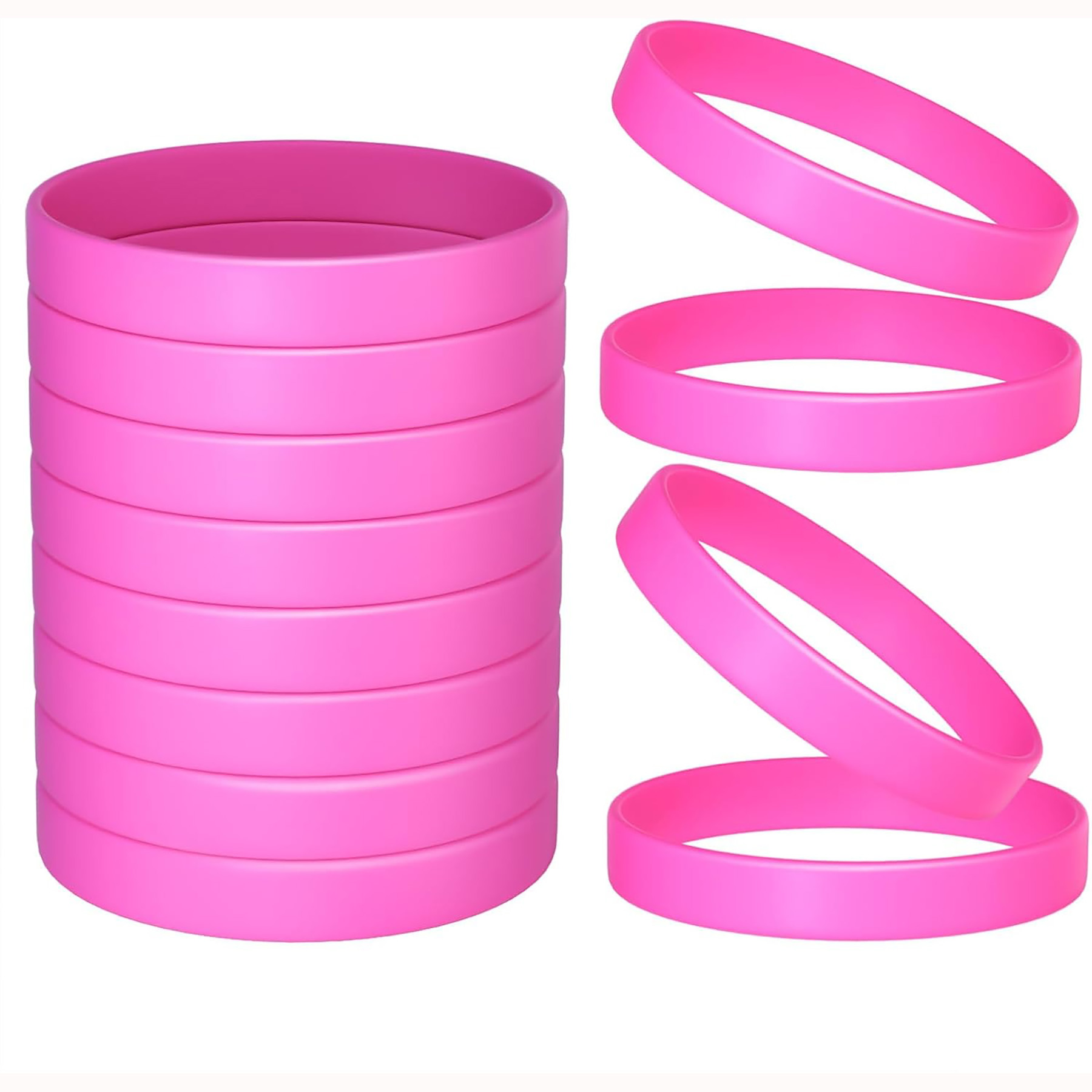 Color Blank Rubber Wristbands 3