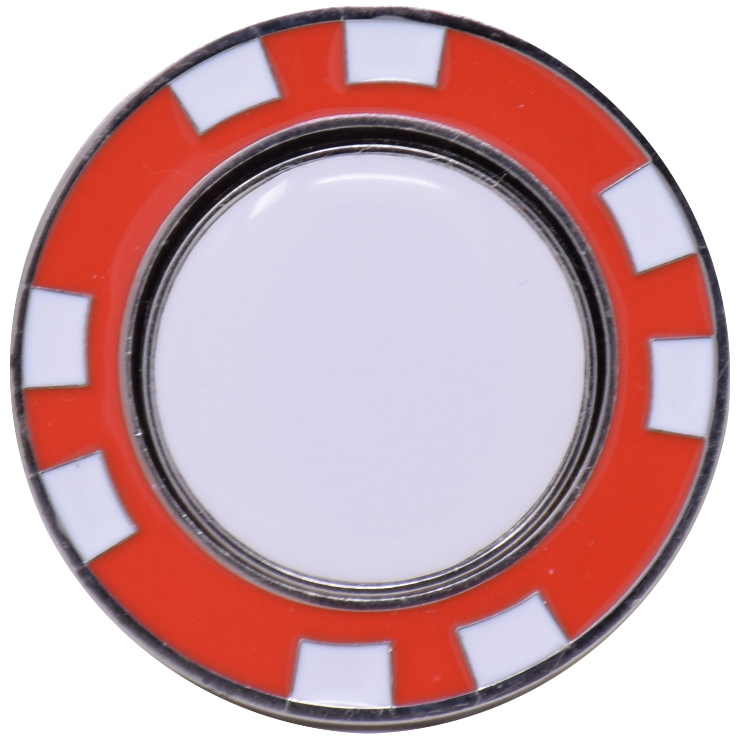 Metal Poker Chip with Removable Ball Marker 21
