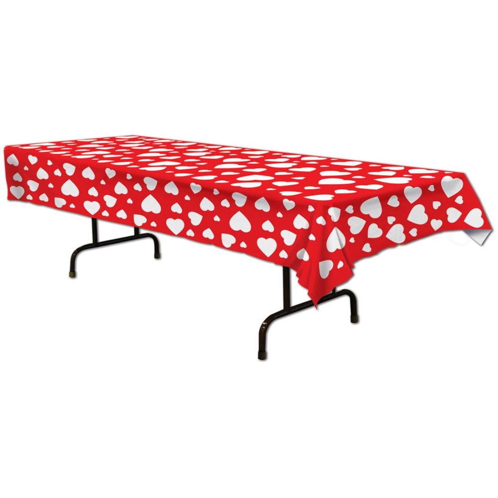 Heart Table Covers - 54" x 108" 3