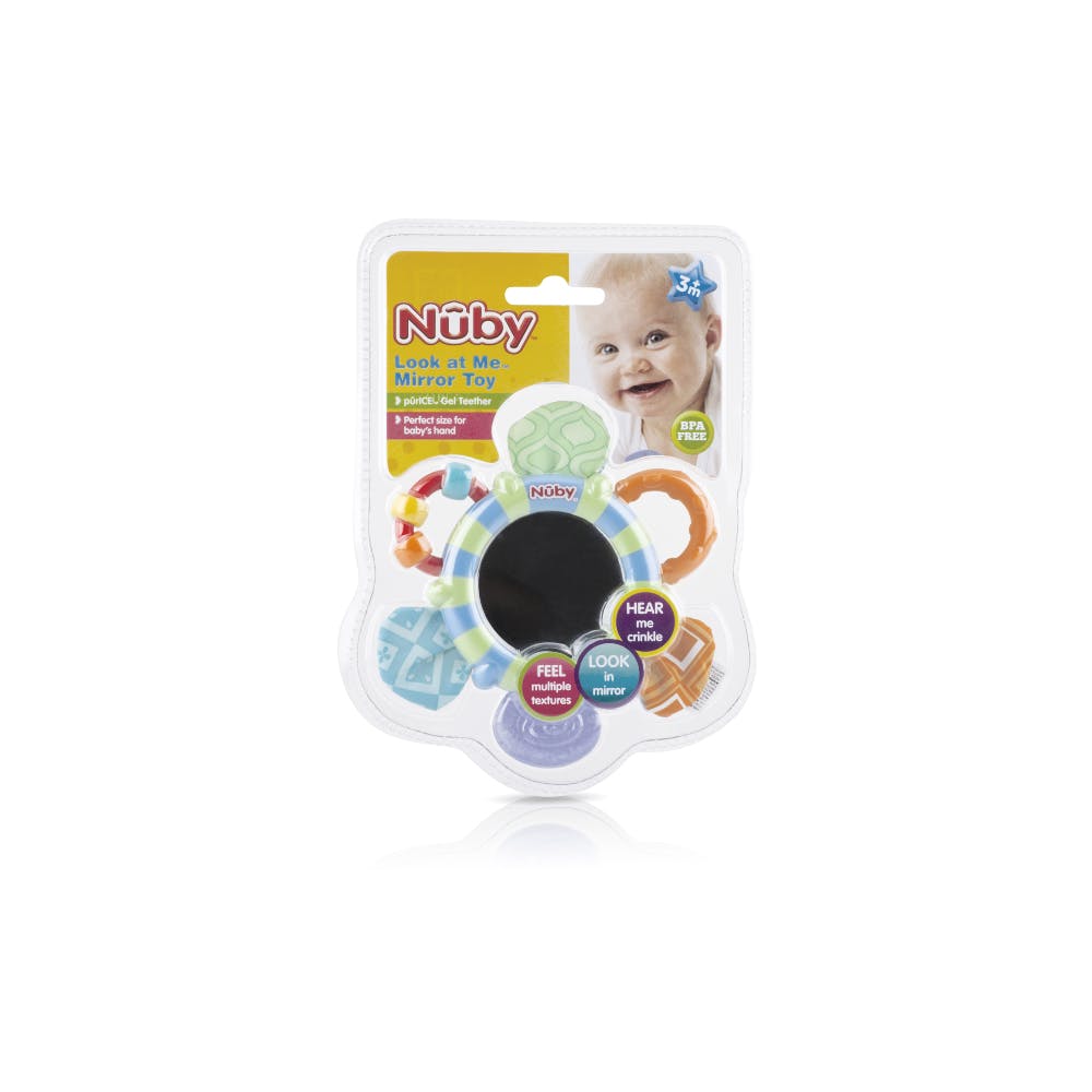 Nuby Flower Shaped Mirror Teethers 2