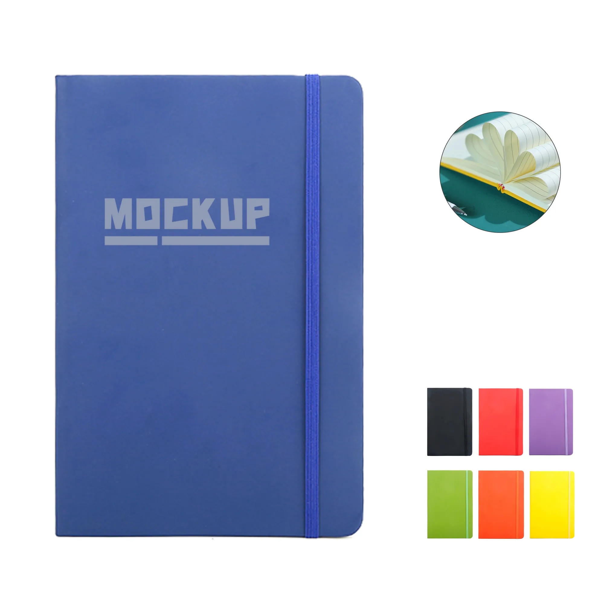 A5 Hardcover Notebook With Elastic Band 6
