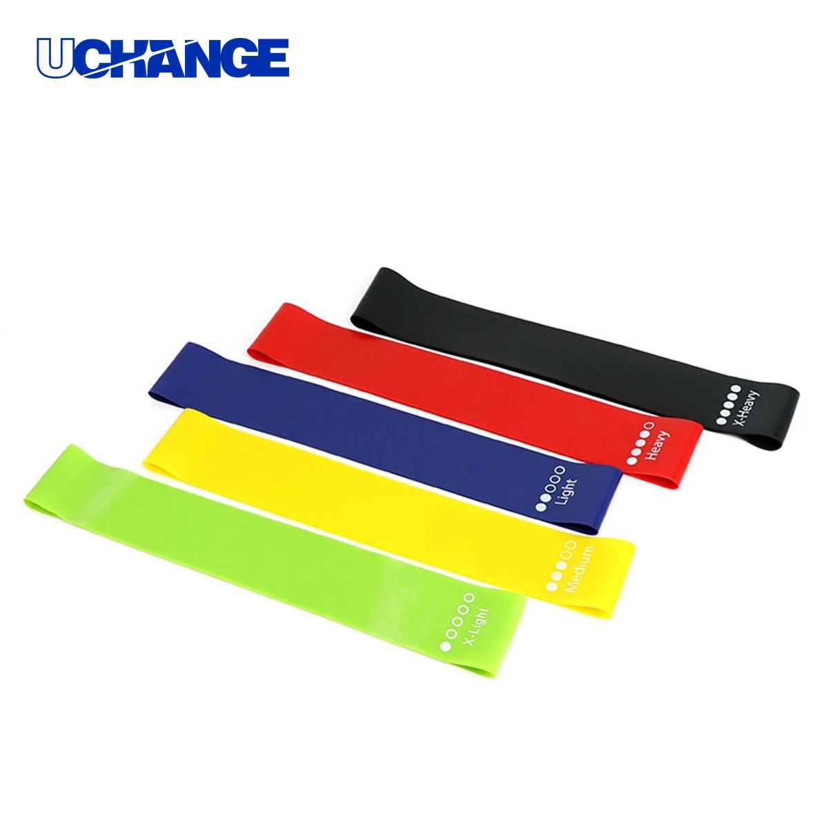 Fitness Exercise Latex Resistance Bands Set