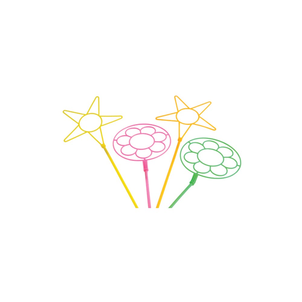 Giant Neon Bubble Wands - Assorted 24" 3