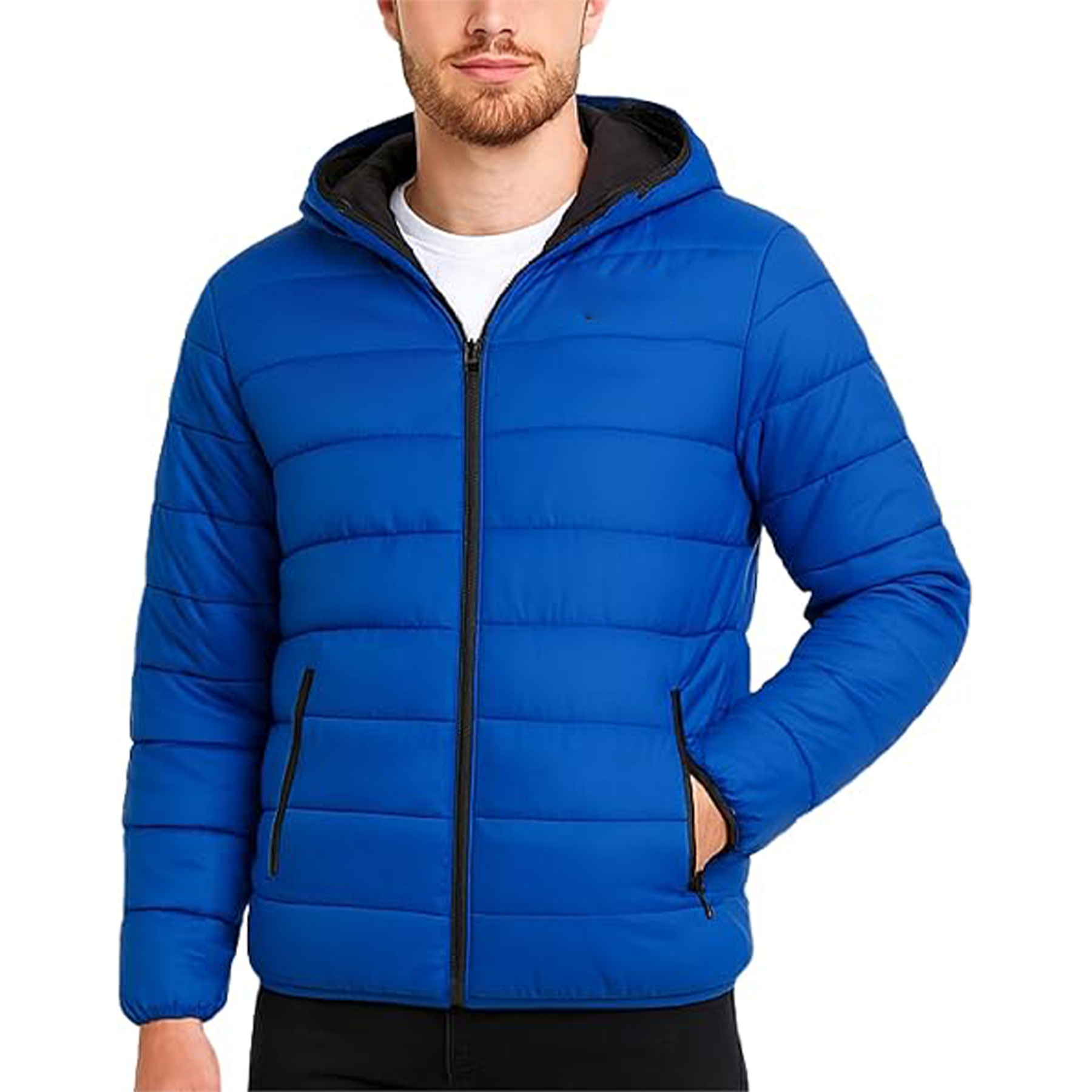 Warm Hooded Quilted Down Jacket 43