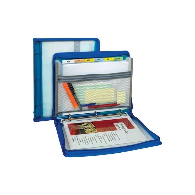 C-Line Zipper Binder with Dividers - Expanding File 3