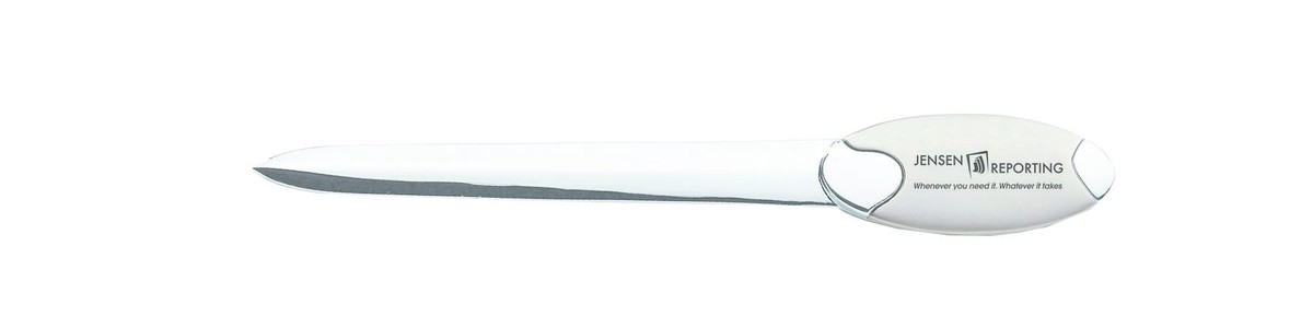 Millennium Series Oval Two Tone Letter Opener 2207 I Mark Online Millennium Series Oval Two Tone Letter