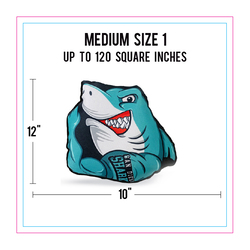 Medium Size 1 Full Color Life-Like Pillow (Up to 120 square inches)