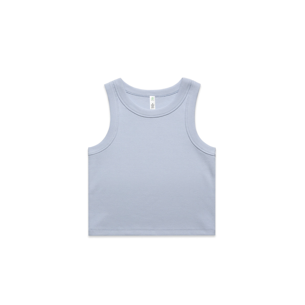 Wo's Organic Rib Crop Tank | 4064G 81