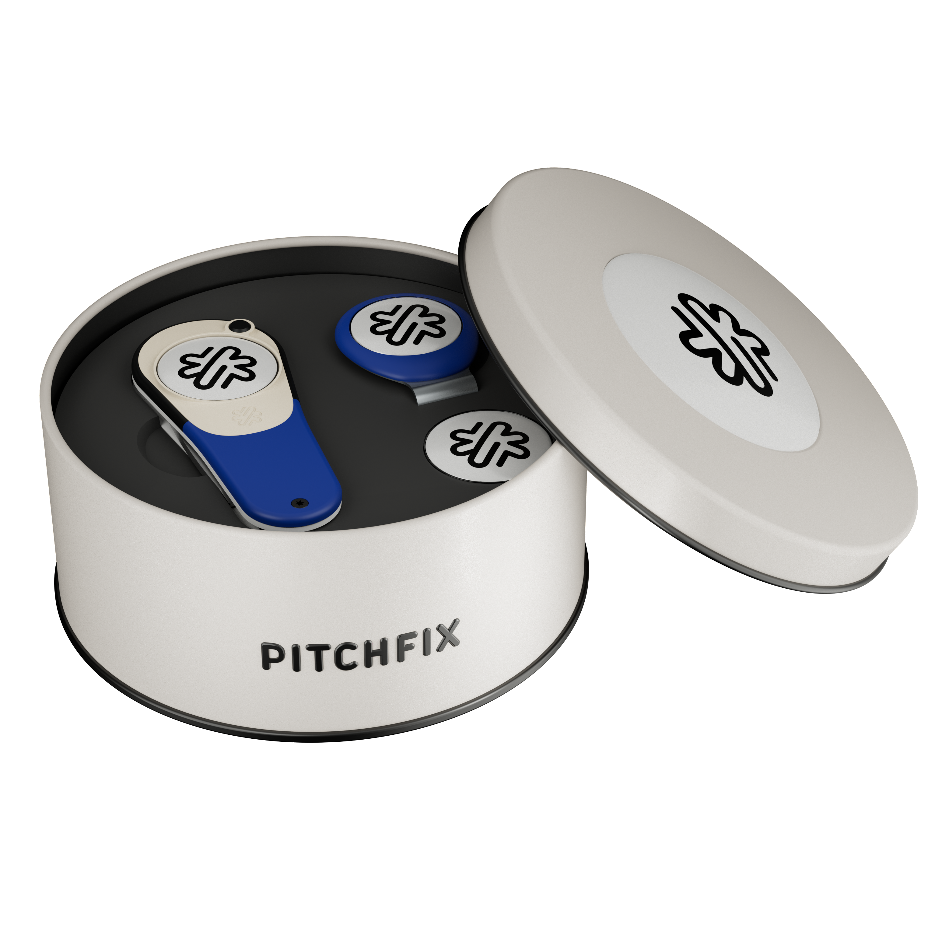Pitchfix Icon Golf Divot Tool in Round Tin 13