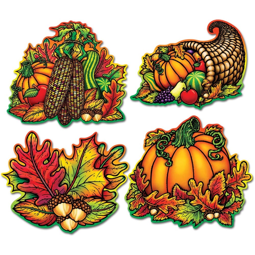 Thanksgiving Cutouts - 4 Pack 3