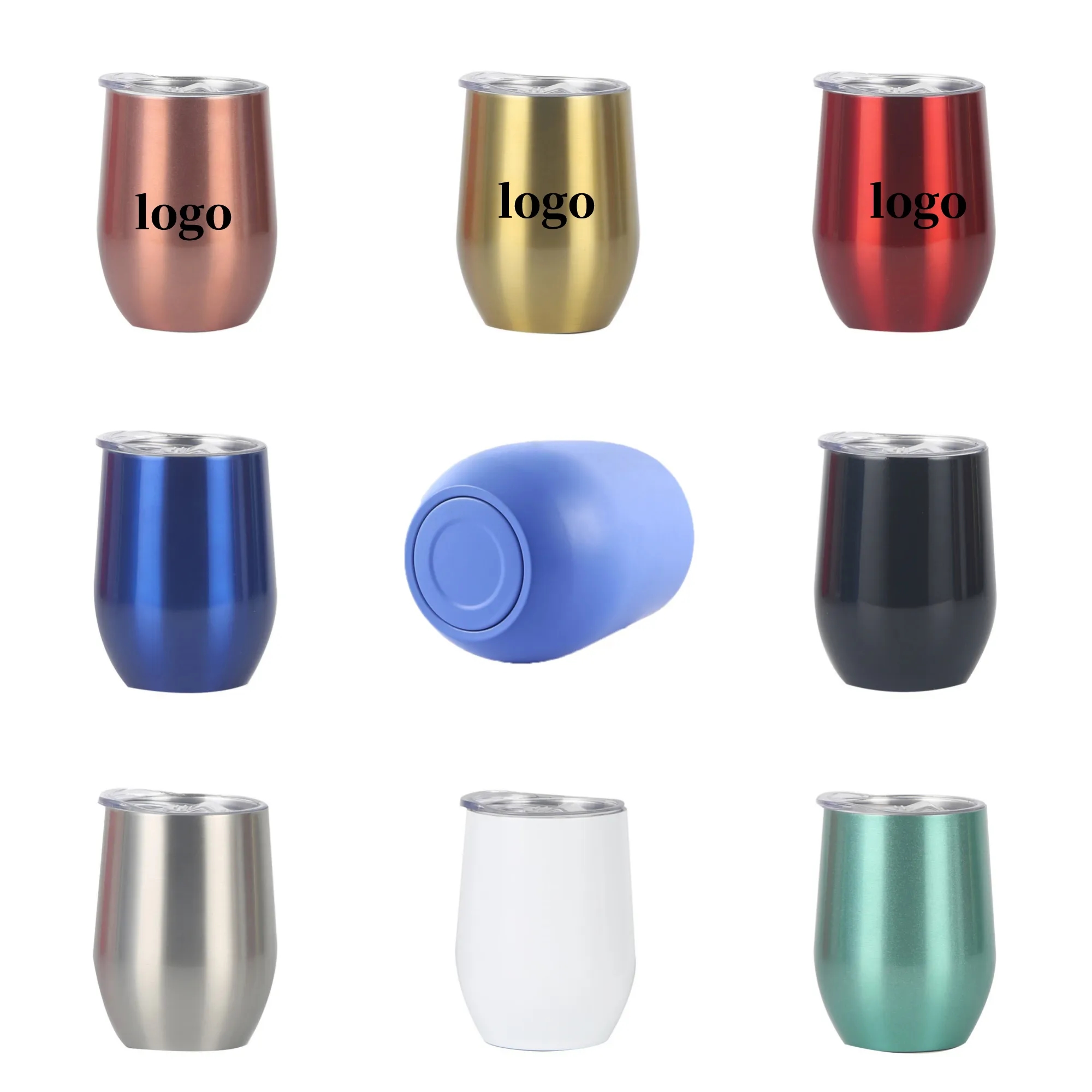 Stainless Steel Wine Tumbler with Lid