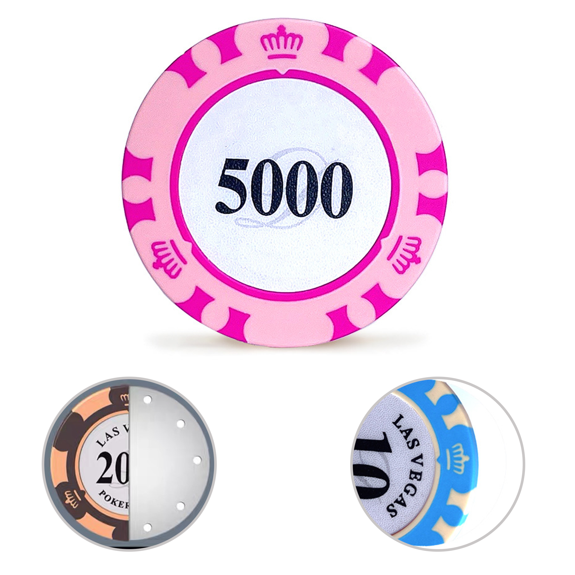 Professional Clay Poker Chips with Full Print 7