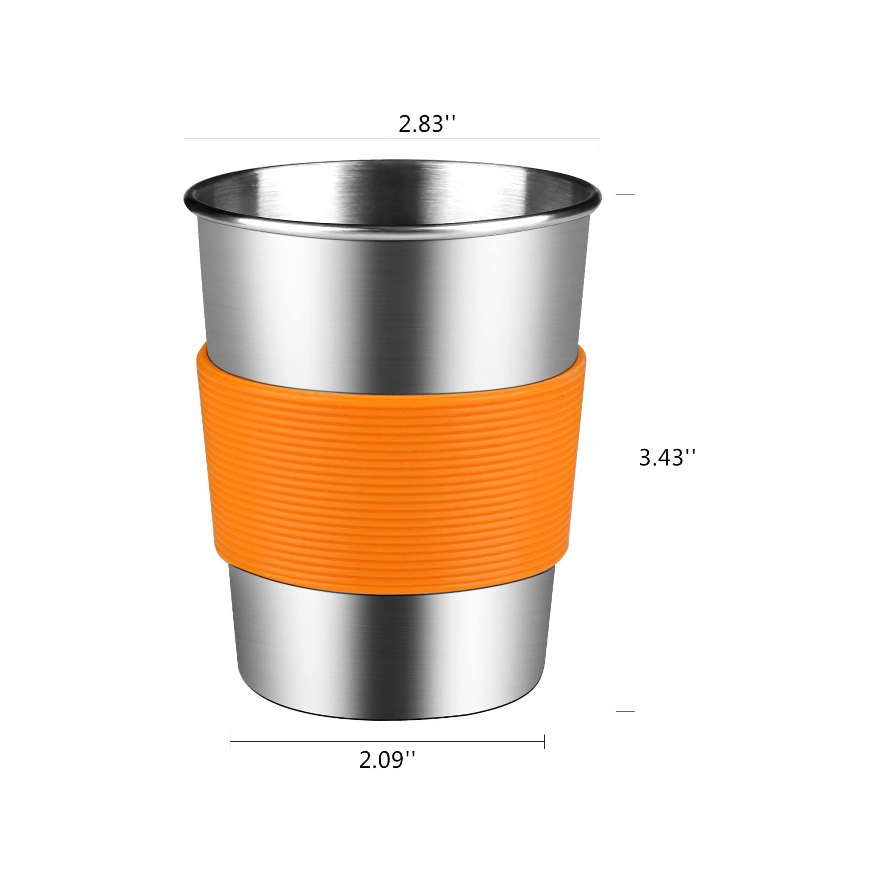 16 oz Stainless Steel Straw Cup 7