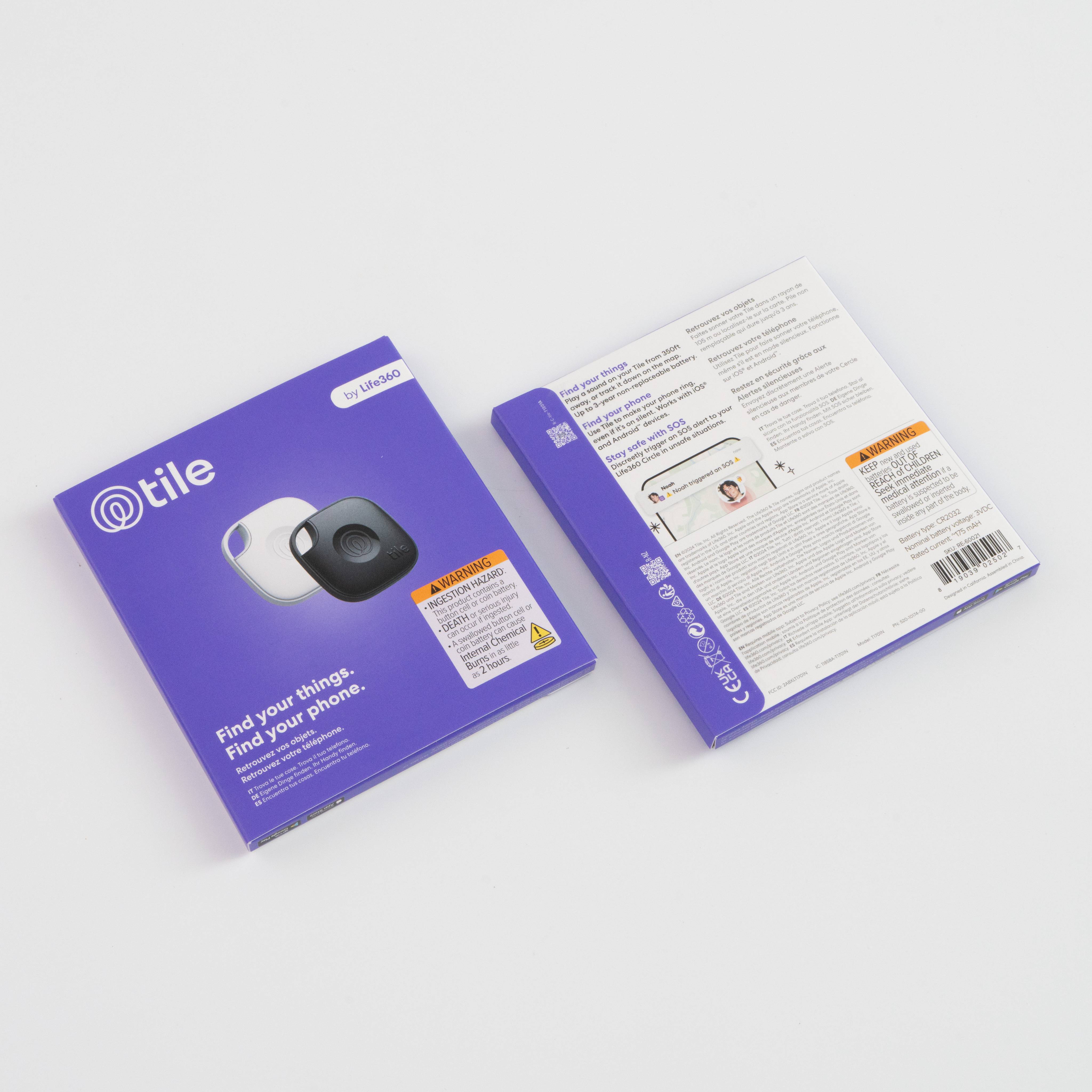 New Tile Mate with Vegan Leather Key Fob 128