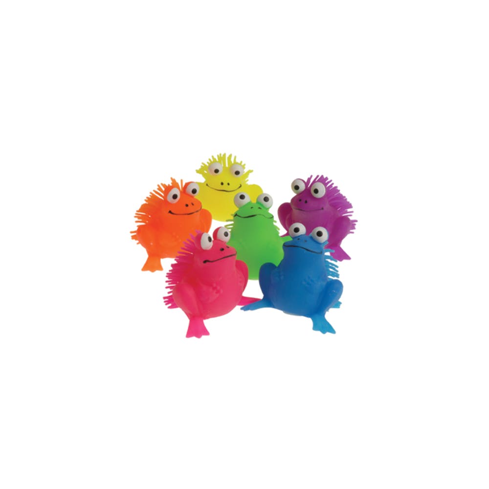 Puffer Frog Toys - Assorted 3.75" 2