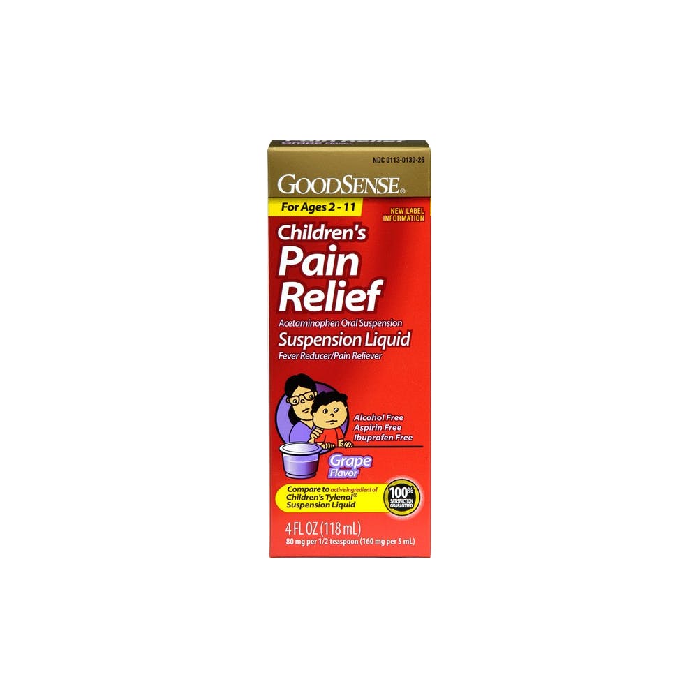 Children's Pain Reliever Oral Suspension - Grape 4 oz 3