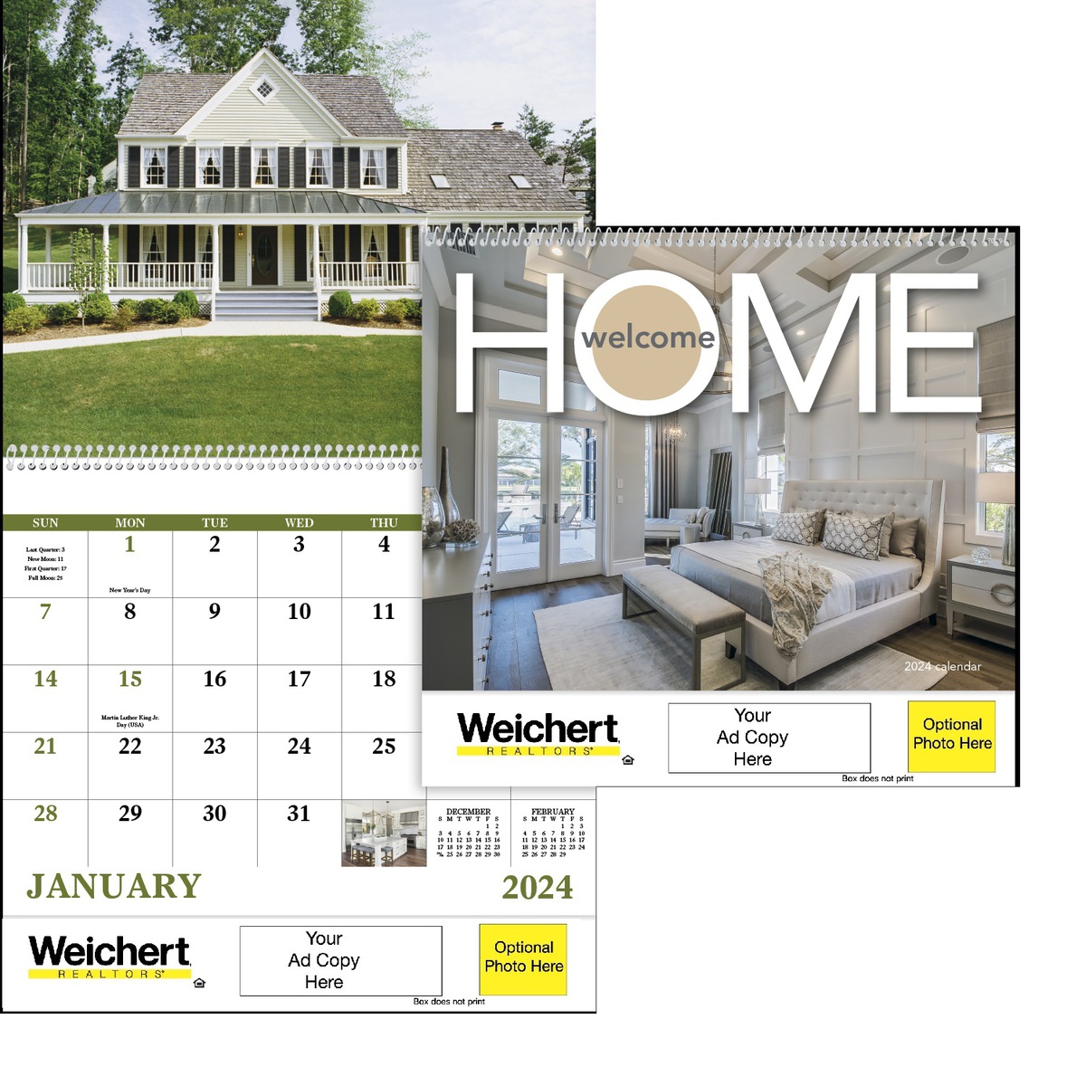 2024 Home Wall Calendar W118 Weichert