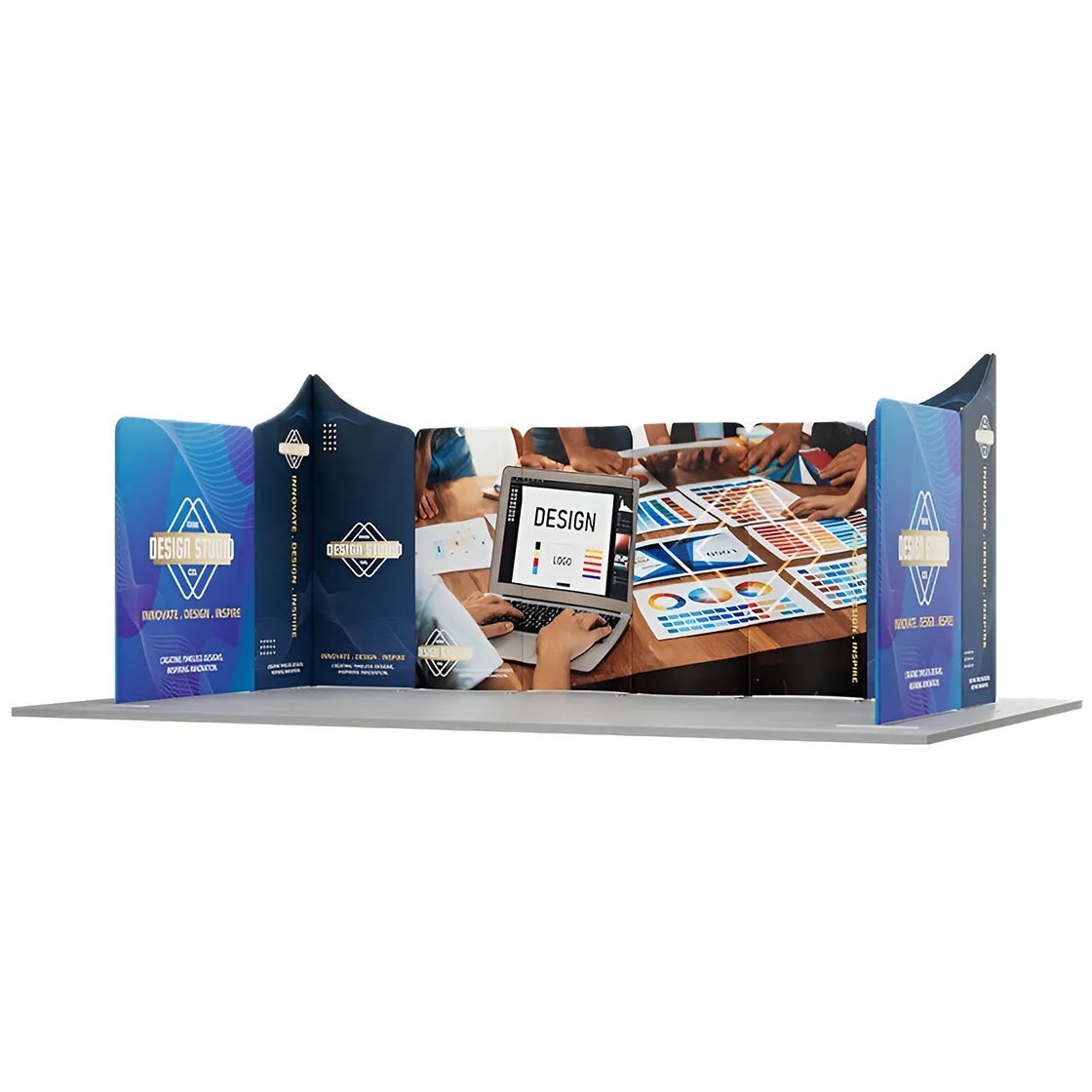 20ft Magnetic Modular Fabric Displays - U Shape 19