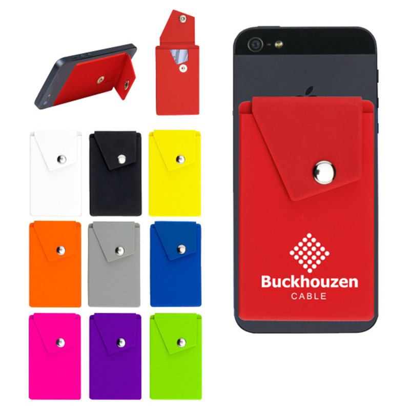 Silicone Phone Stand Card Wallet