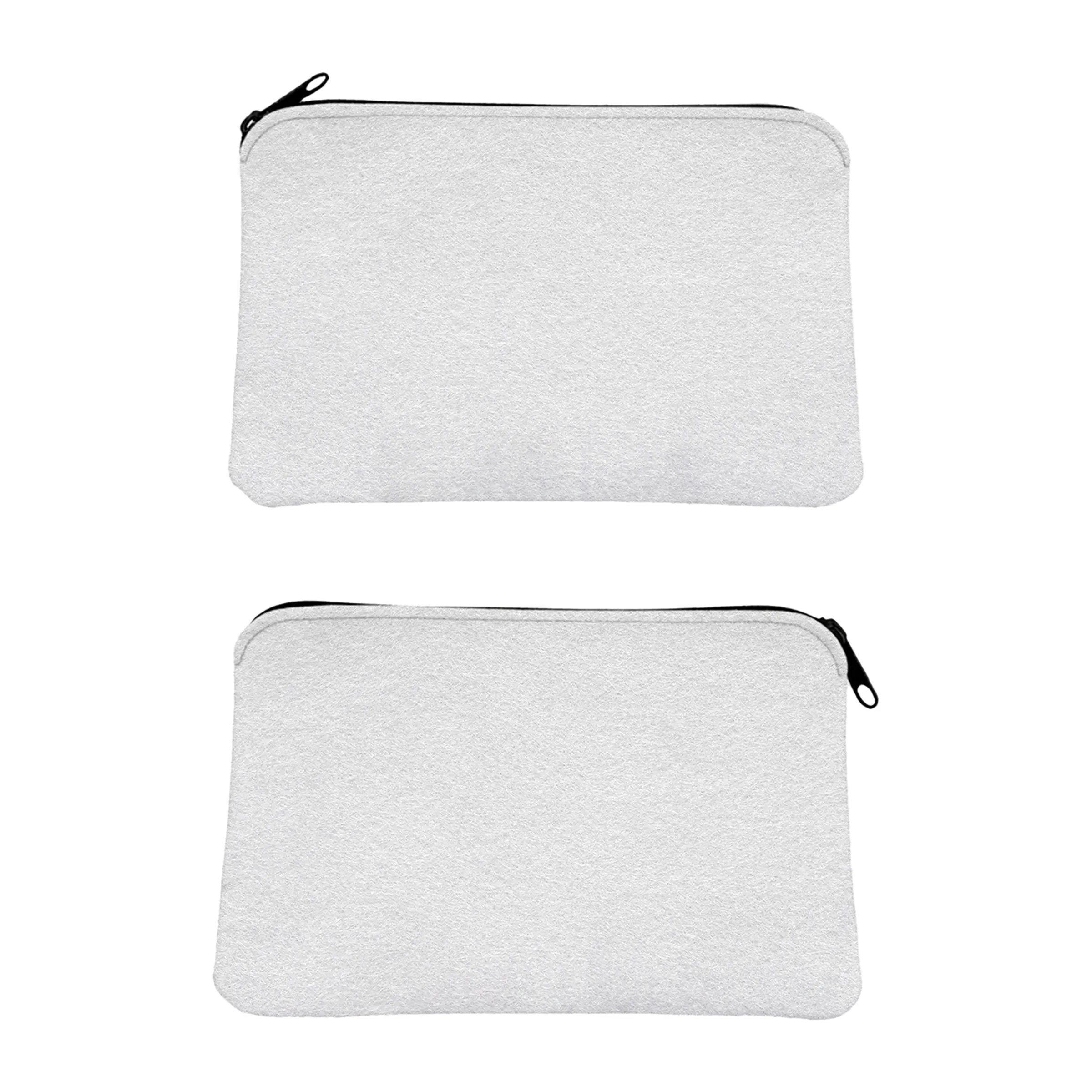 LARGE FAUX FELT POUCH 9