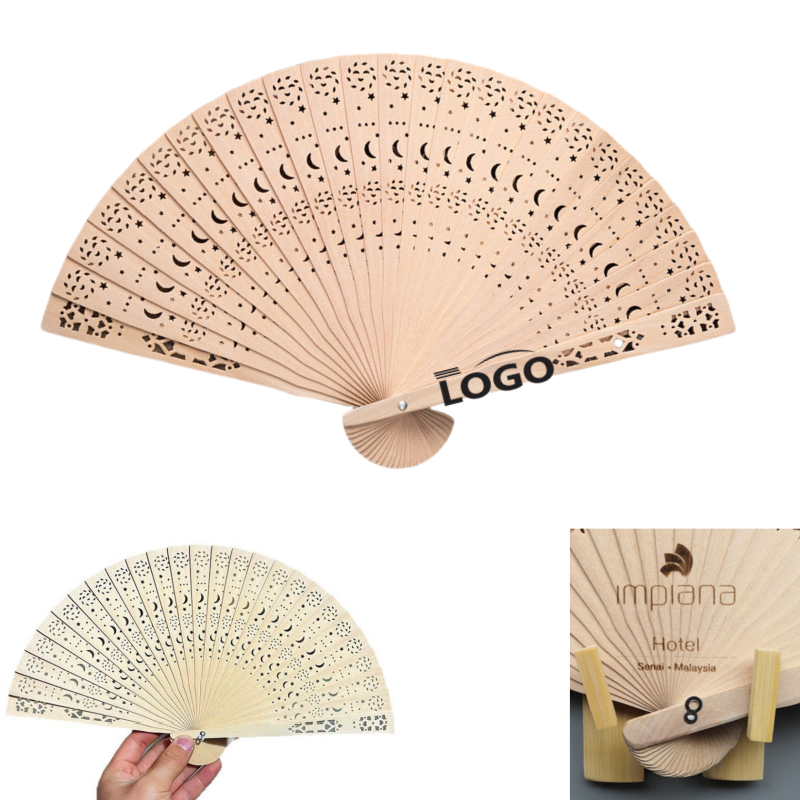 Personalized Carving Summer Folding Hand Fan 2