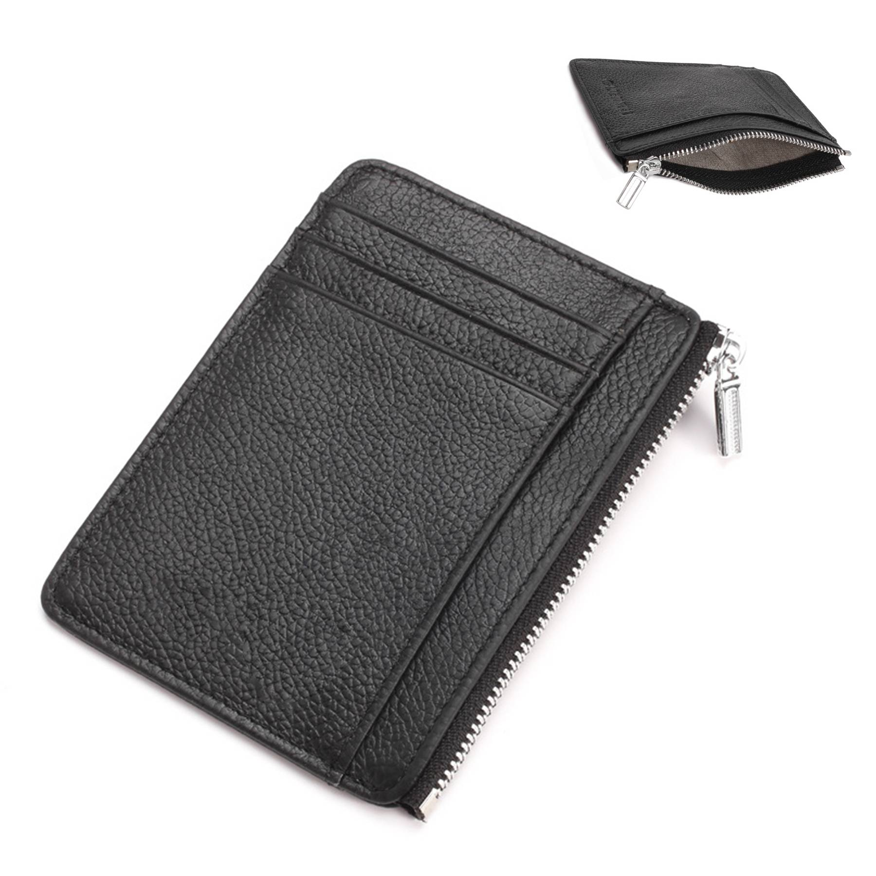 genuine Leather RFID anti magnetic multifunctional card bag