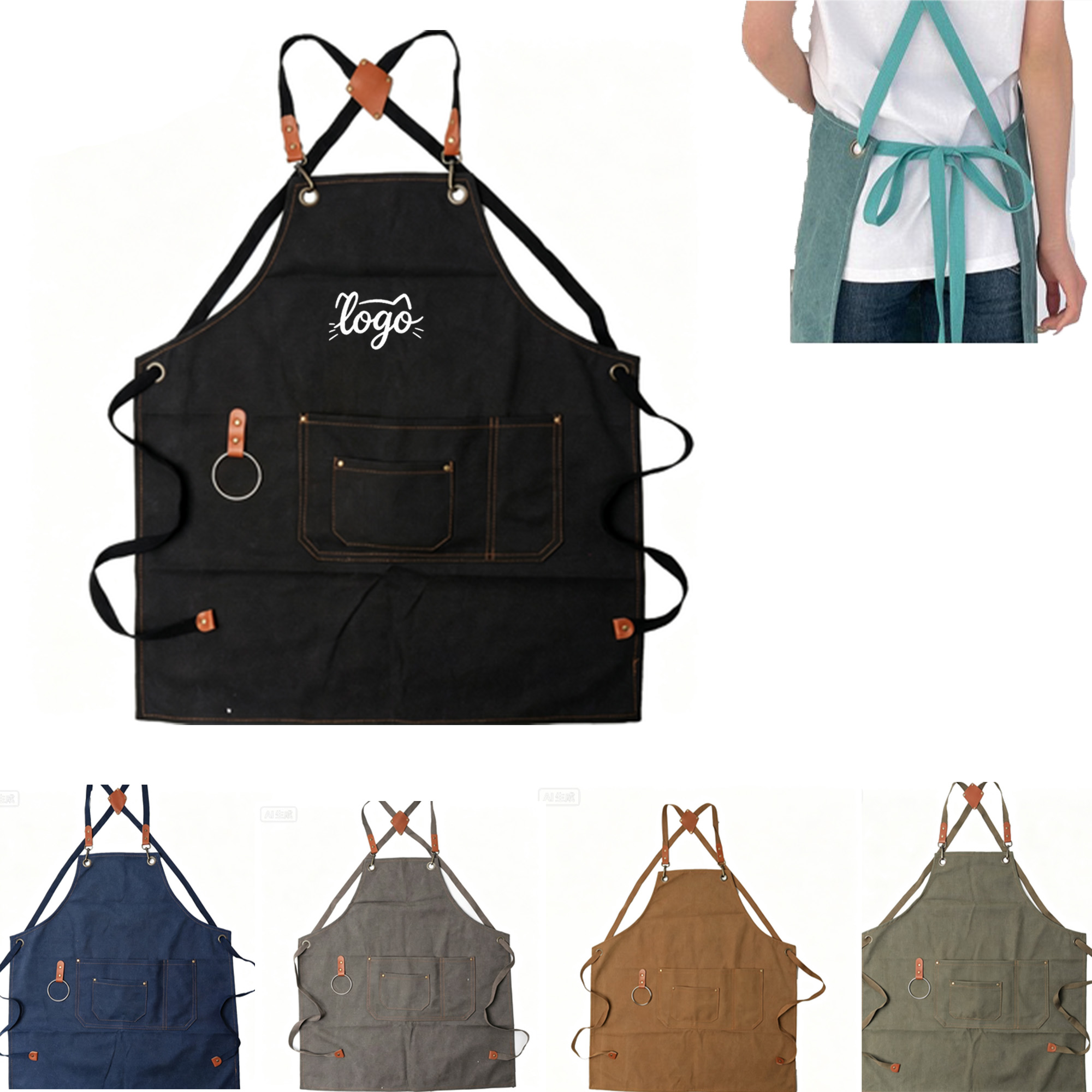 Stain-Resistant Waterproof Oil-Proof Apron 2
