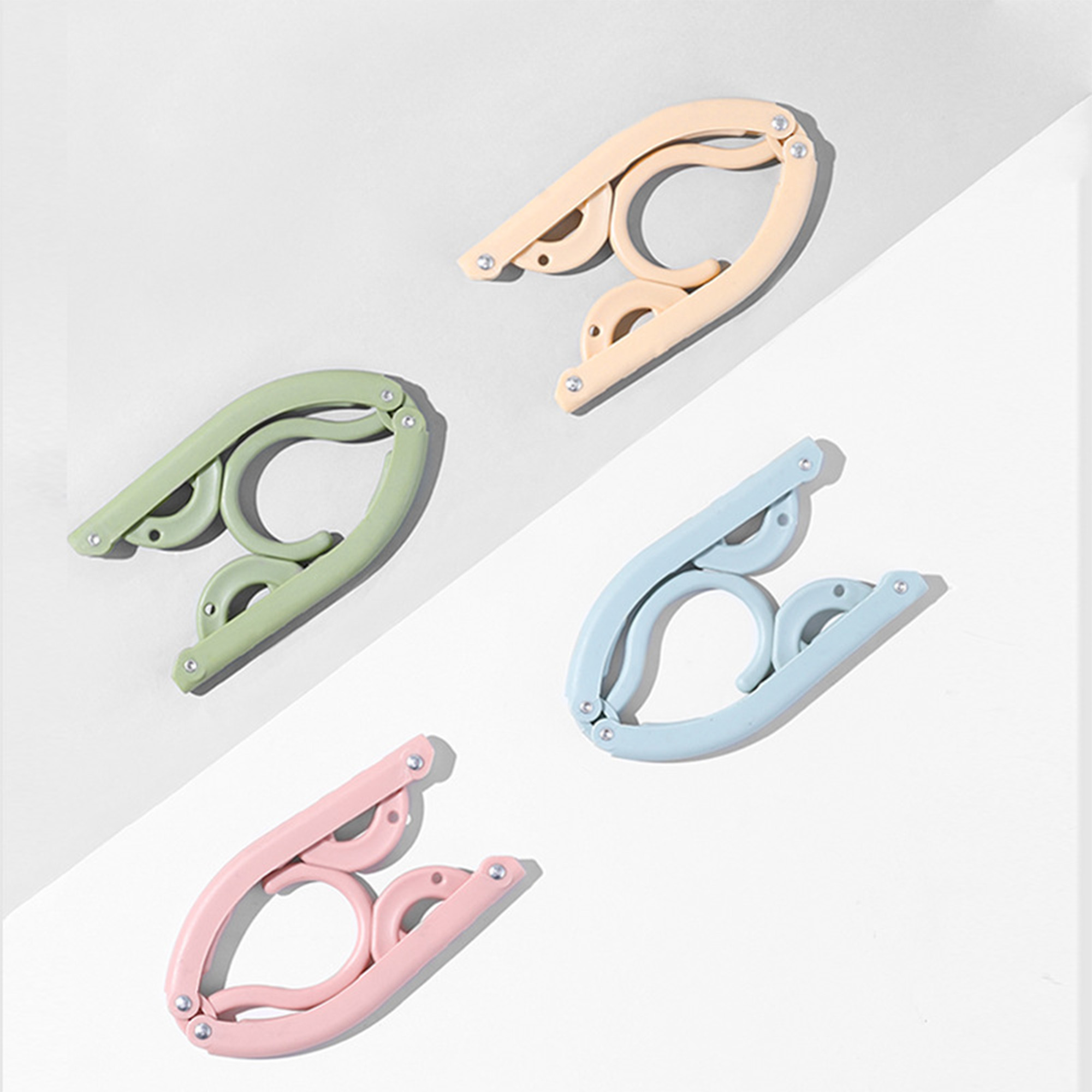 MOQ 50PCS PP Folding Clothes Hanger 7