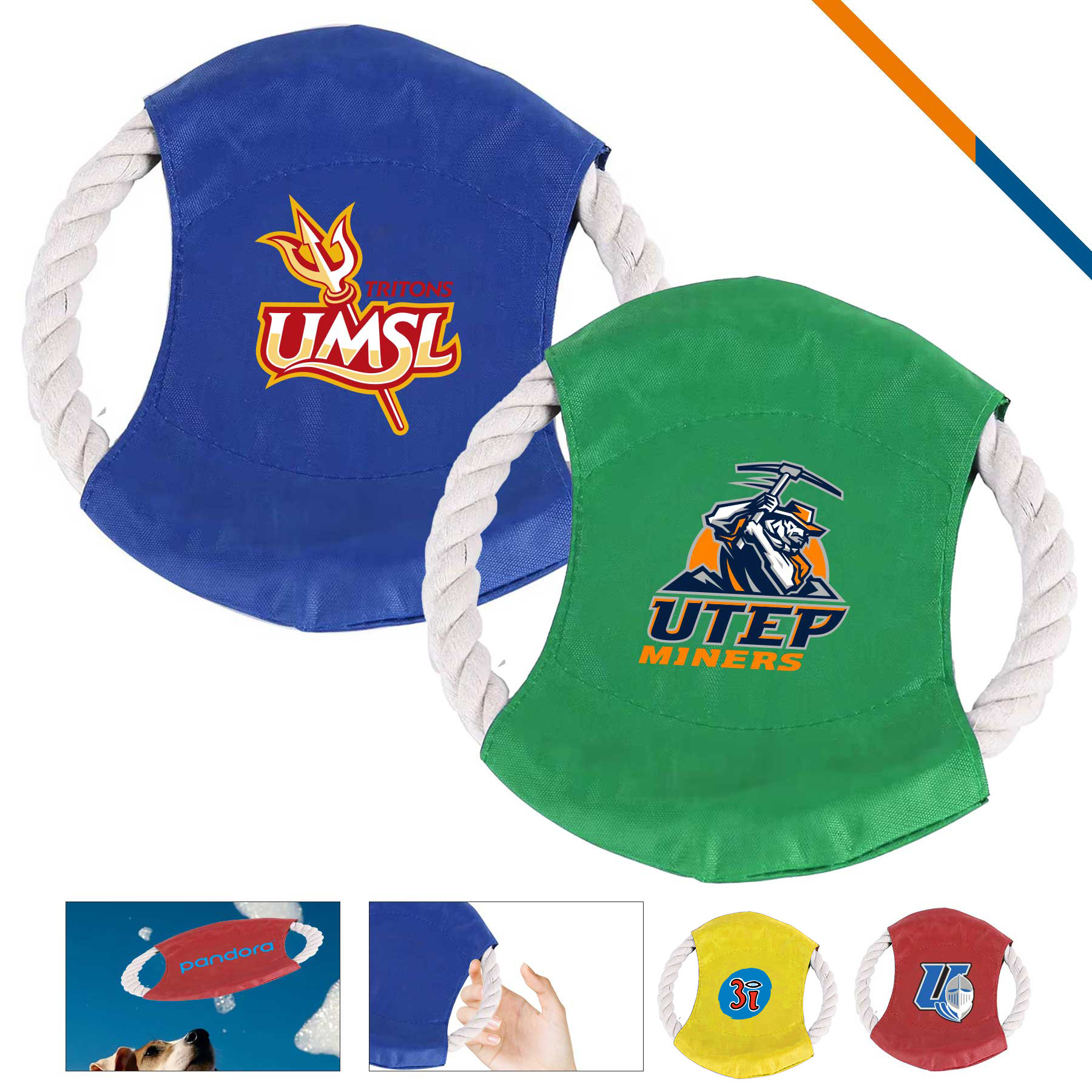 Lillie Pet Cotton Cord Flying Disc