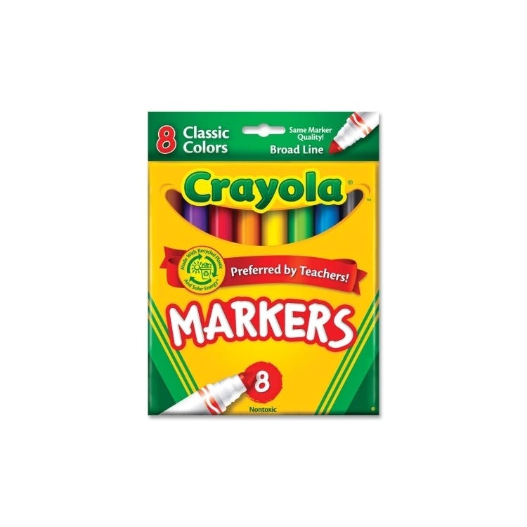 Crayola Classic Markers Broad Line 8ct 2