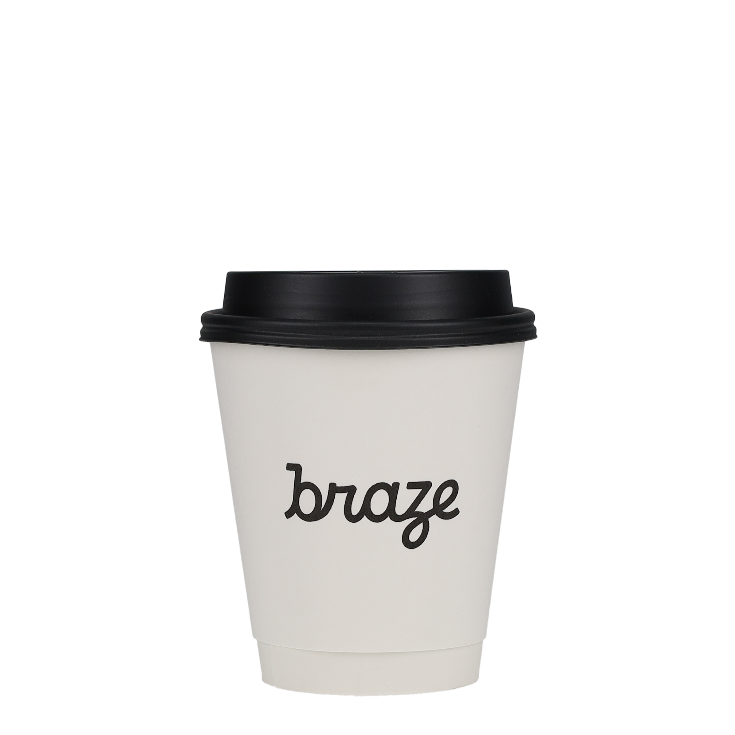 12/16/20 oz Paper Cup Insulated Domed Lid Black 6