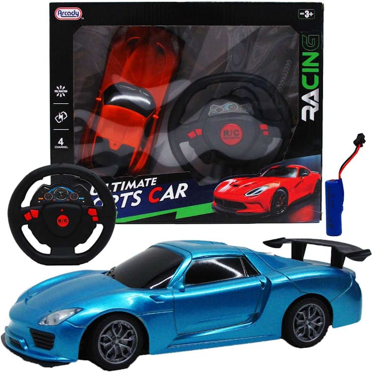 Remote Control Sports Cars - Assorted 8" 3