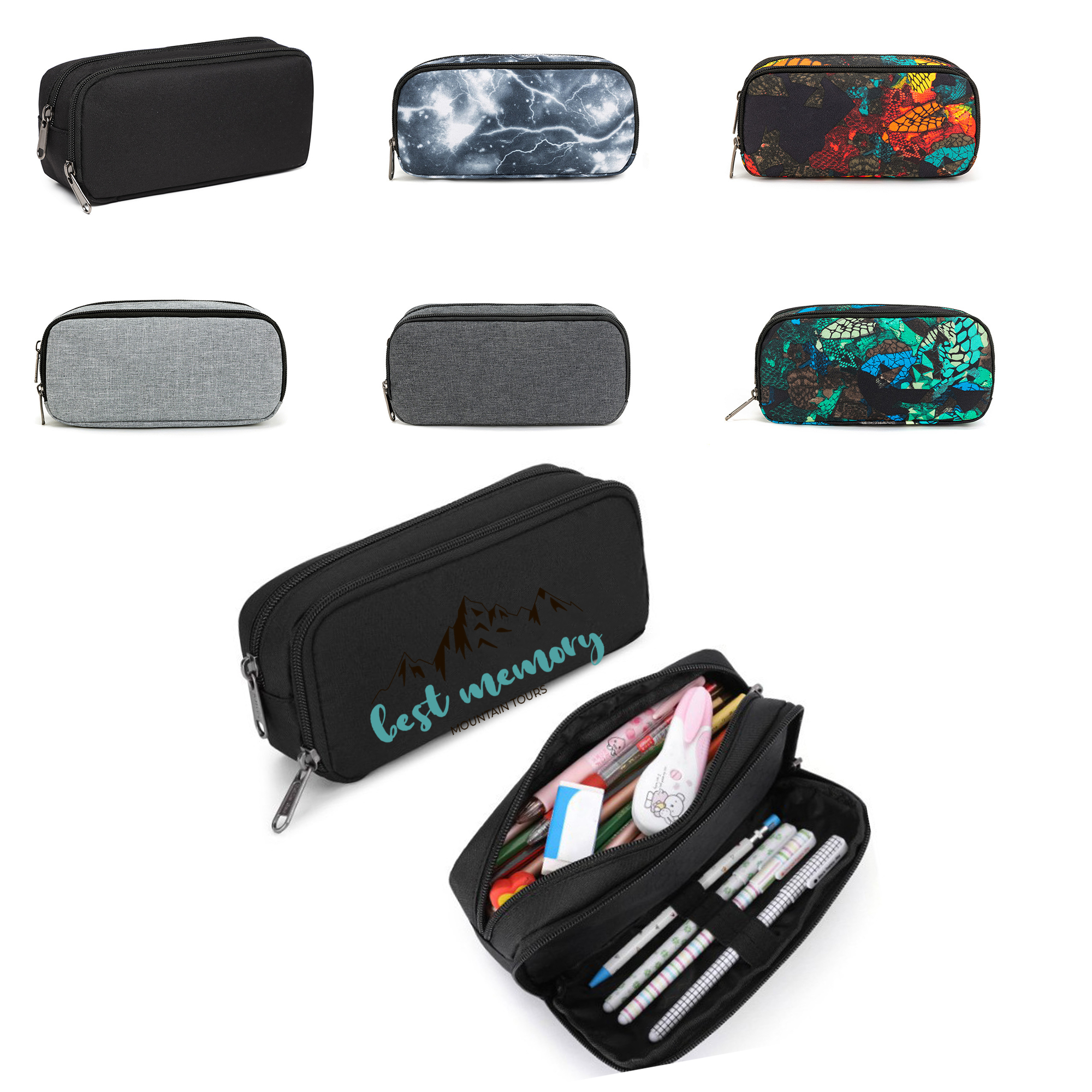 Oxford Zipper Pouch for Makeup Stationery 7